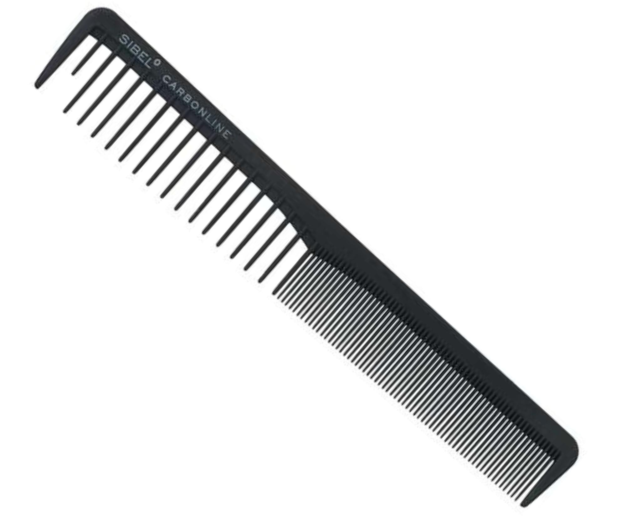 E-shop Karbonový hrebeň na vlasy Sibel - 18 cm + darček zadarmo