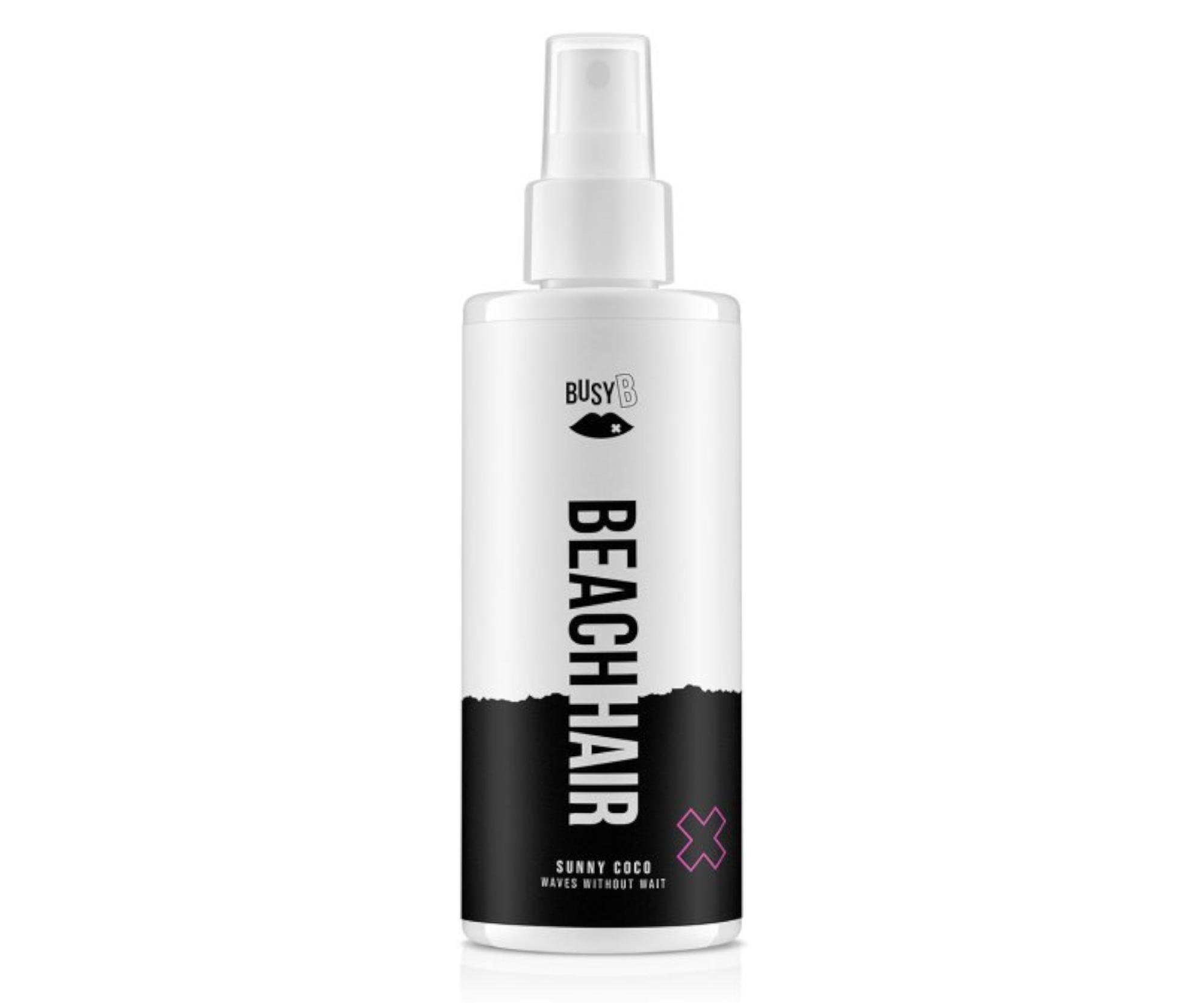 E-shop Slaný sprej na vlasy pre efekt plážových vĺn BusyB Beach Hair Sunny Coco - 200 ml (BB-HRO21-019SC-200-2529) + darček zadarmo