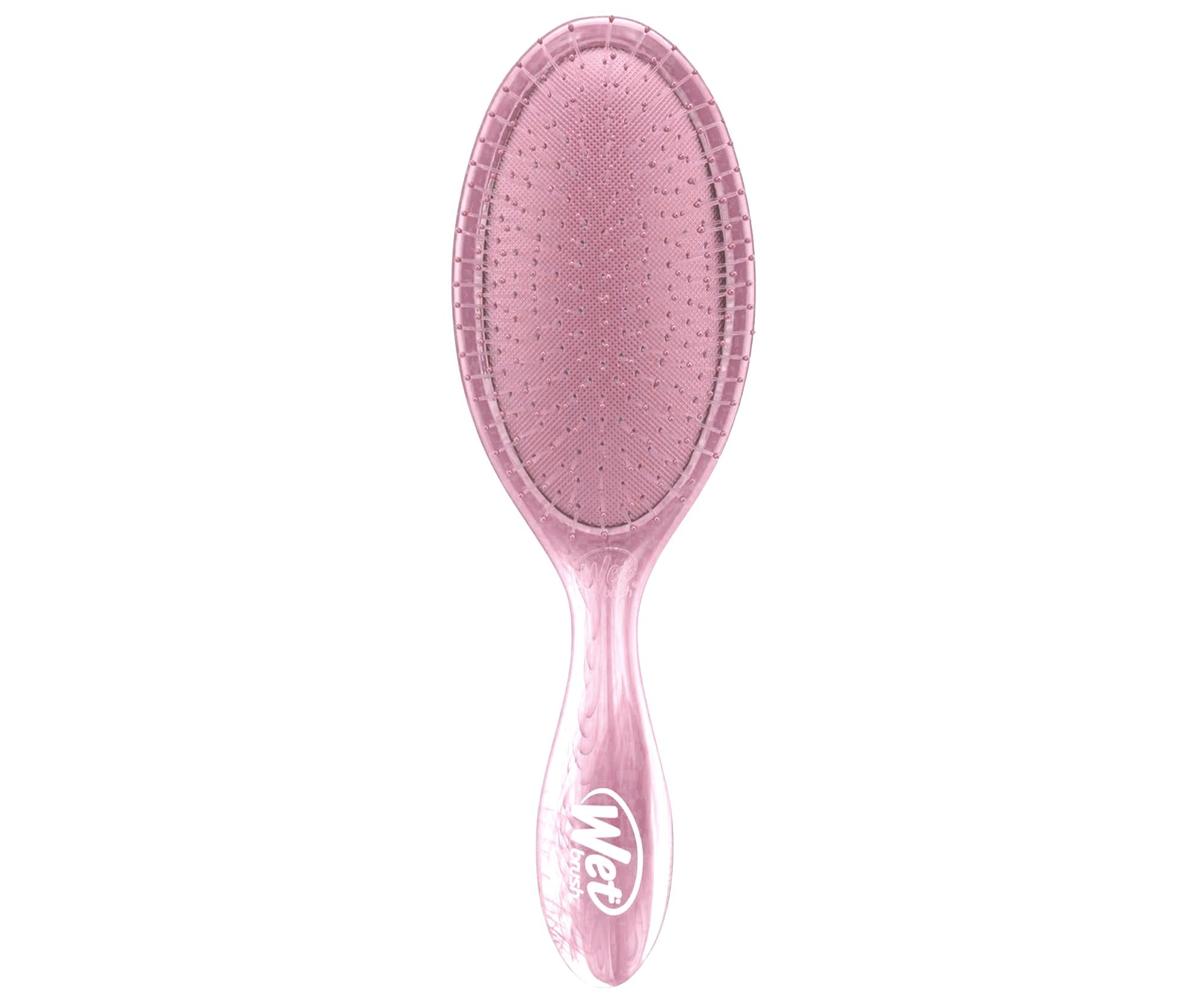 E-shop Kefa na rozčesávanie vlasov Wet Brush Original Detangler Natural Marble Dusty Rose - staroružová mramorová + darček zadarmo