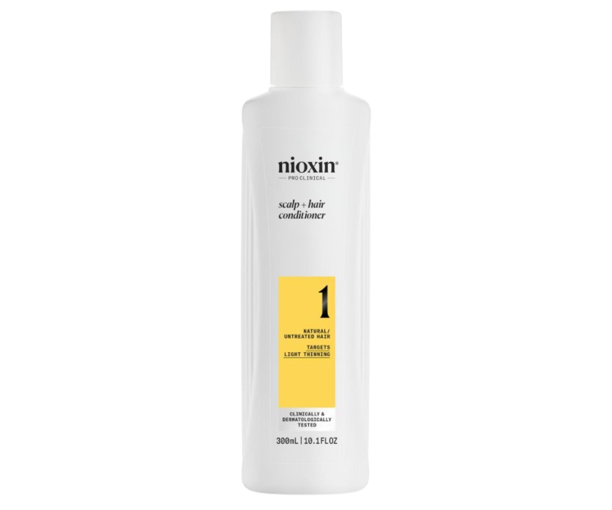 Kondicionér pre mierne rednúce prírodné vlasy Nioxin System 1 Scalp + Hair Conditioner - 300 ml + darček zadarmo