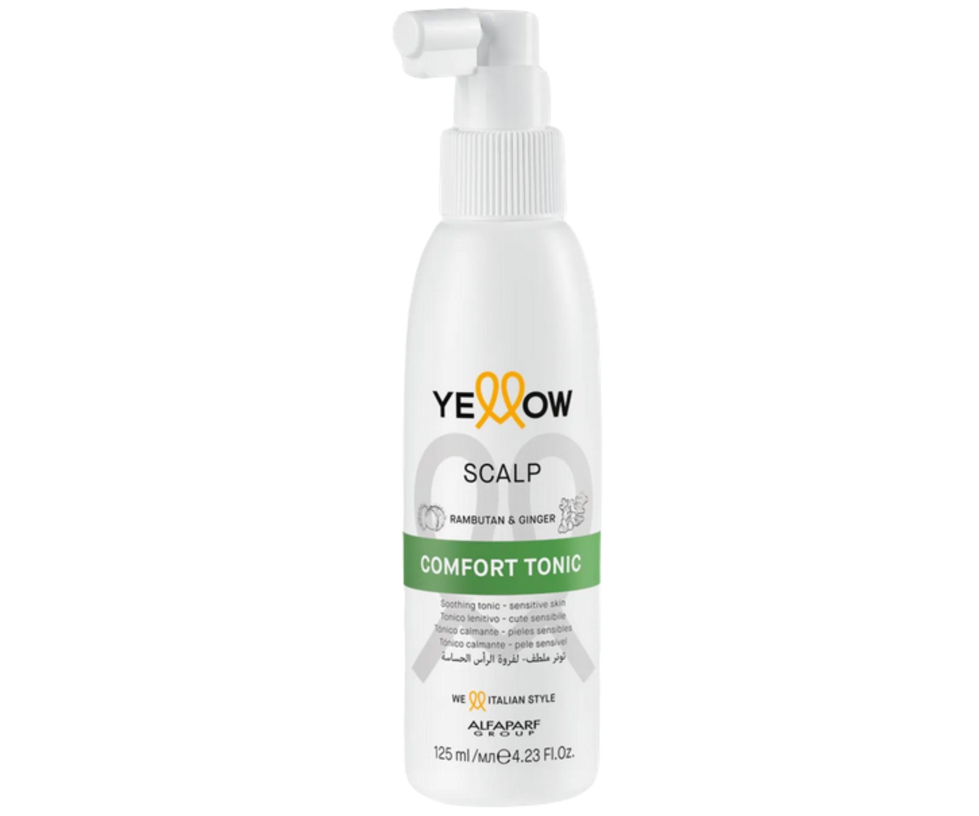 E-shop Bezoplachové upokojujúce tonikum pre citlivú pokožku hlavy Yellow Professional Scalp Comfort Tonic - 125 ml + darček zadarmo
