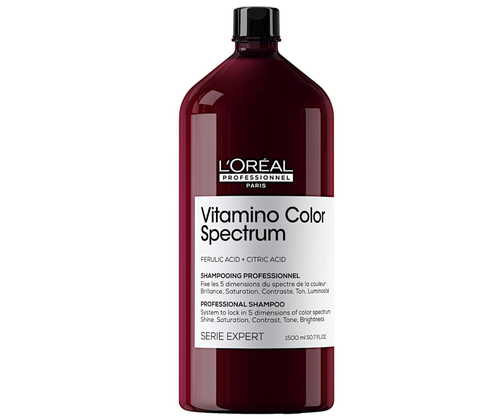 E-shop Šampón pre ultra starostlivosť o farbené vlasy Loréal Professionnel Serie Expert Vitamino Color Spectrum - 1500 ml - L’Oréal Professionnel + darček za