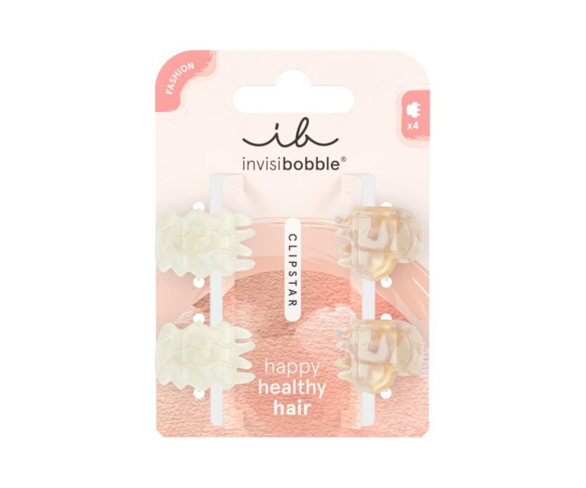 E-shop Škripce do vlasov Invisibobble Clipstar Petit Rainbow - 4 ks + darček zadarmo