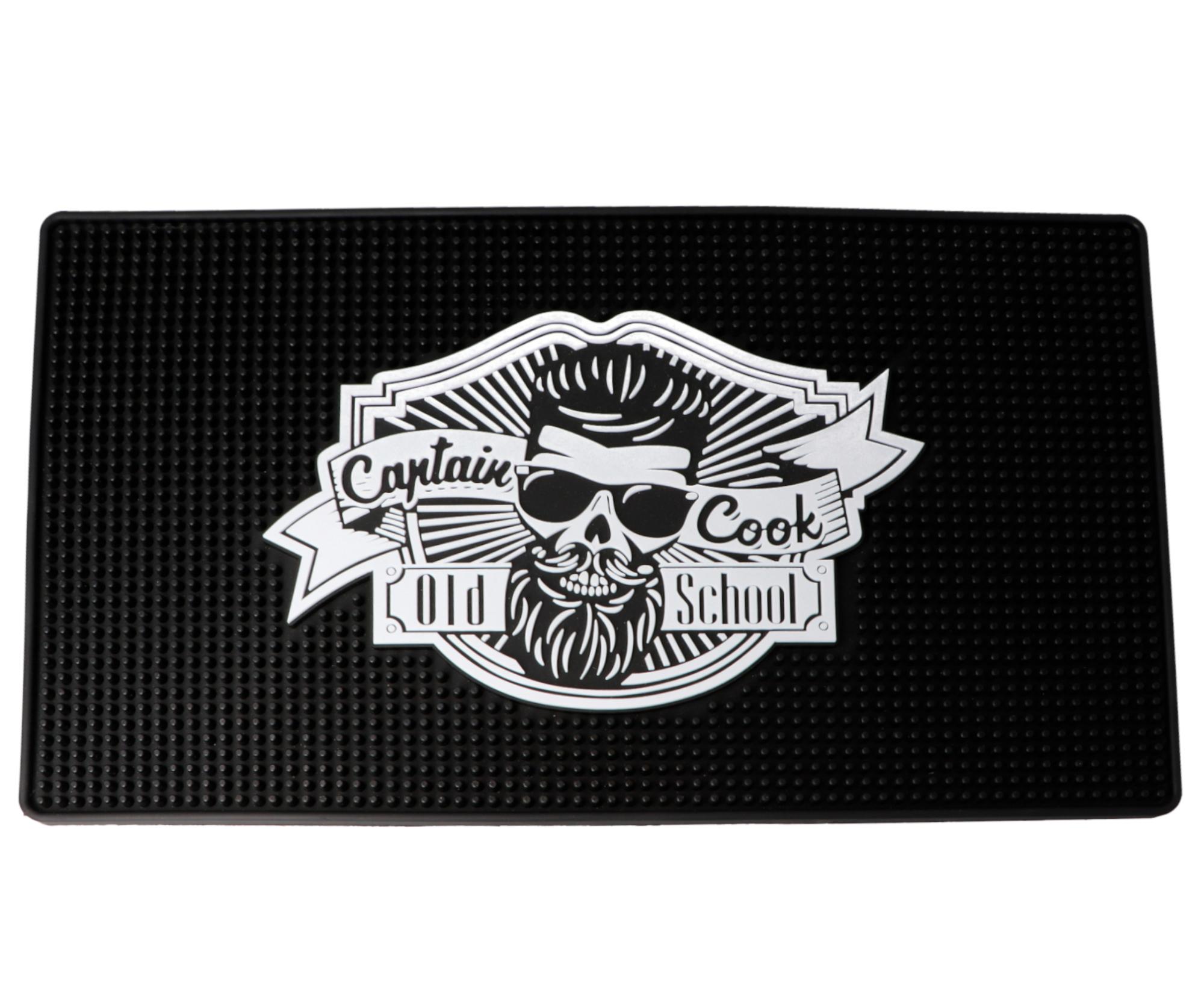 E-shop Protišmyková podložka pre holičské a kadernícke pomôcky Captain Cook - čierna (07387) + darček zadarmo