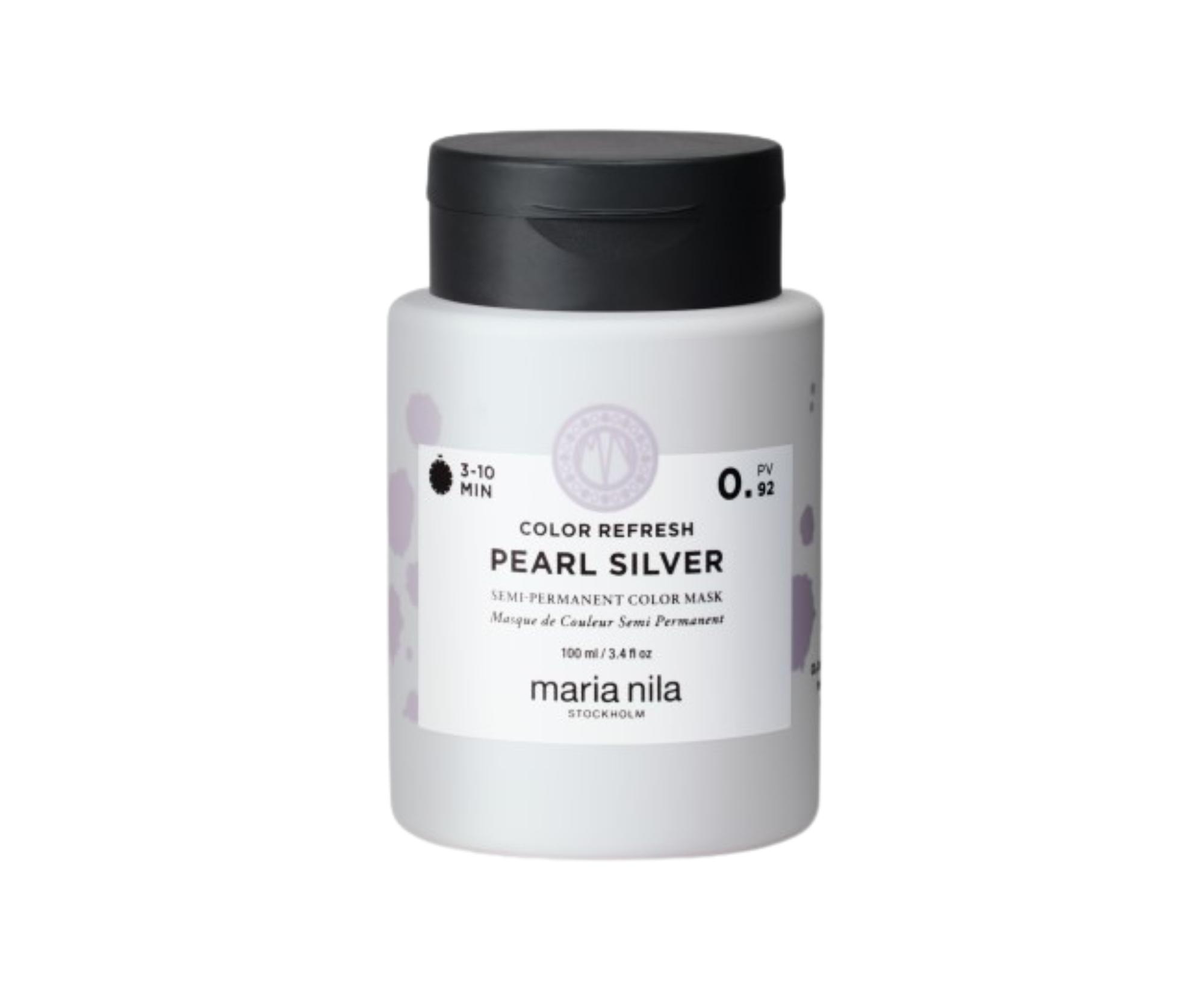 E-shop Maska na oživenie farby vlasov Maria Nila Colour Refresh Pearl Silver - platinová, 100 ml + darček zadarmo