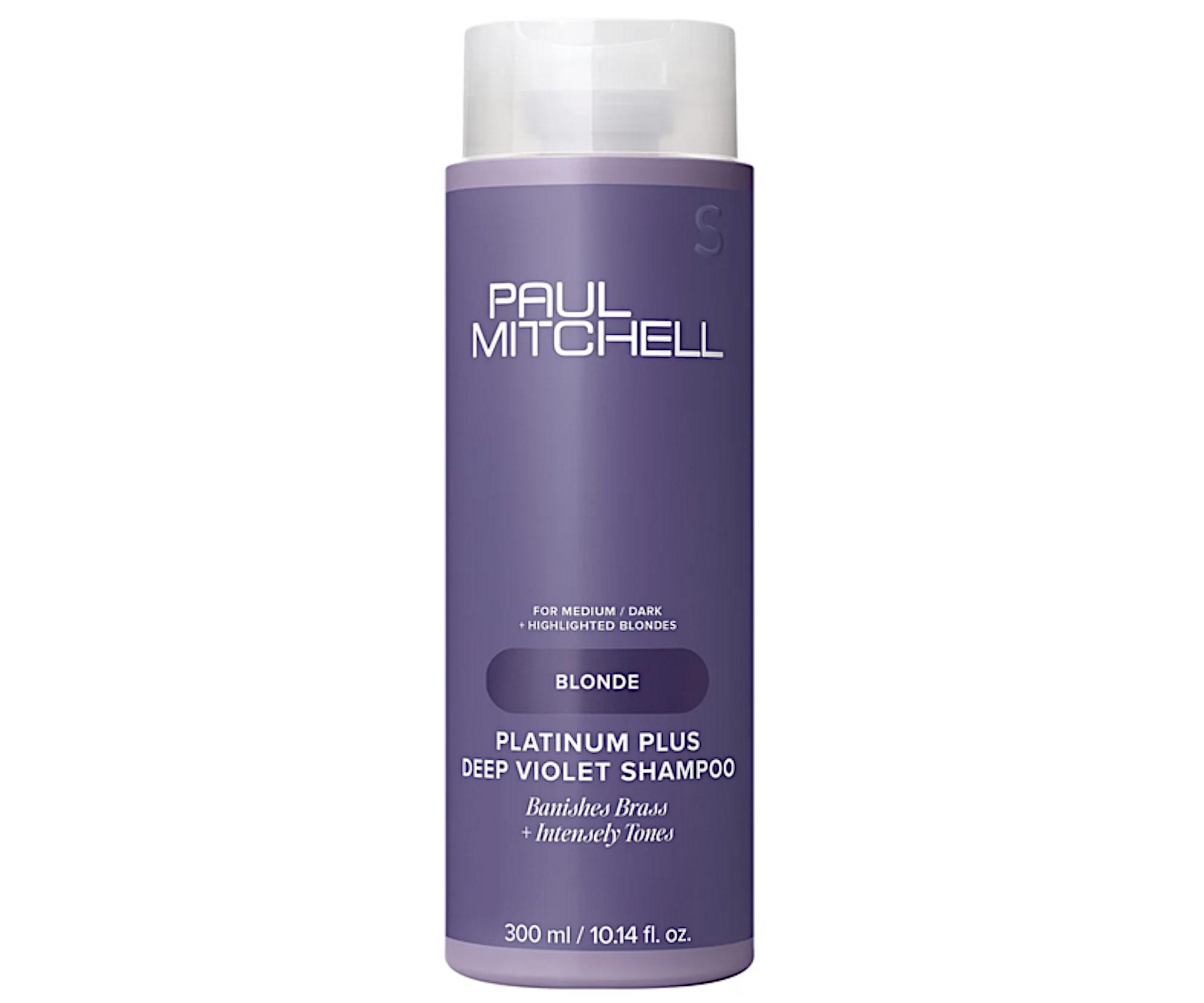 Intenzívny neutralizačný šampón pre blond a melírované vlasy Paul Mitchell Blonde Platinum Plus Deep Violet Shampoo - 300 ml + darček zadarmo
