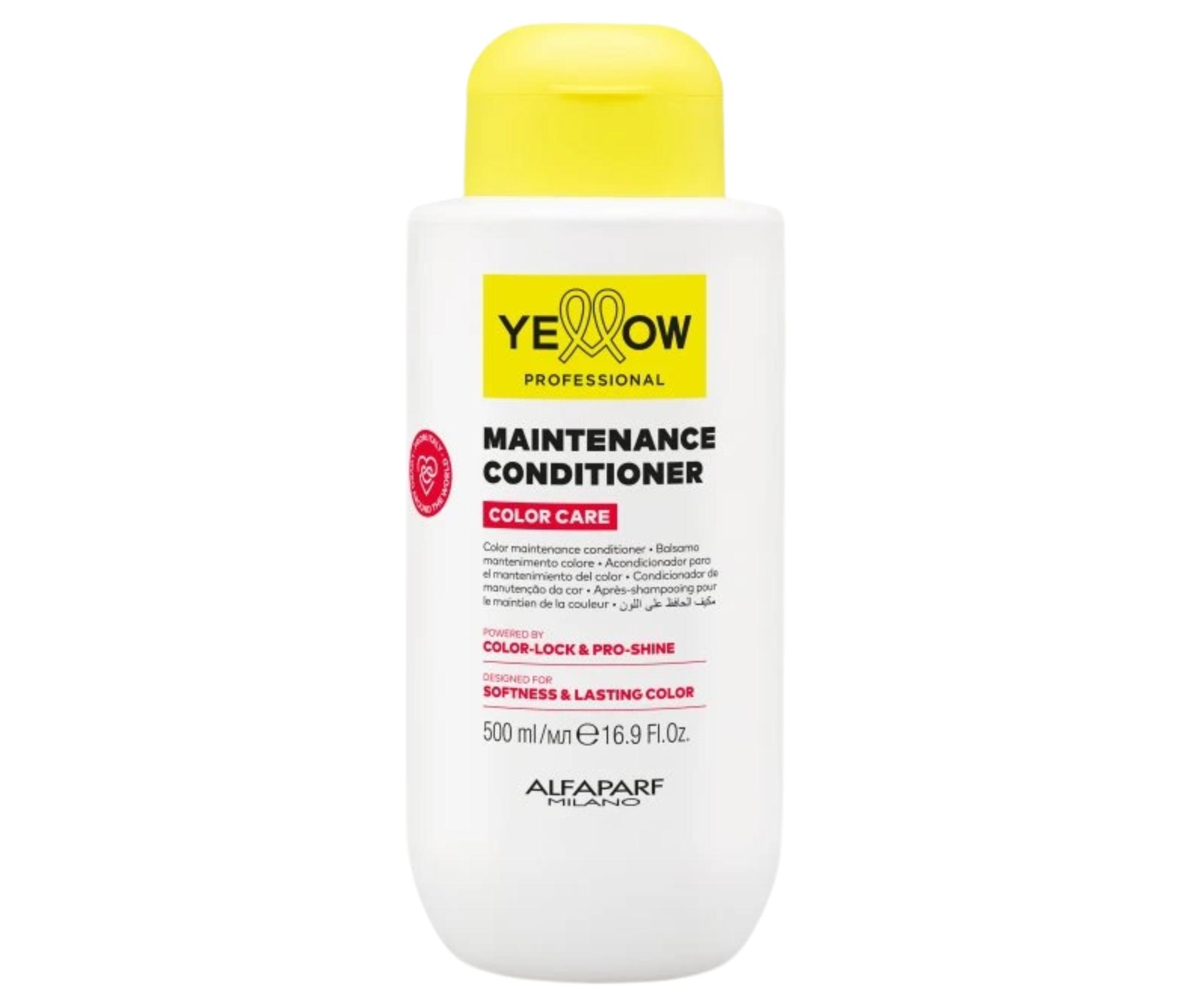 E-shop Kondicionér pre zachovanie farby farbených vlasov Yellow Professional Color Care Maintenance Conditioner - 500 ml + darček zadarmo