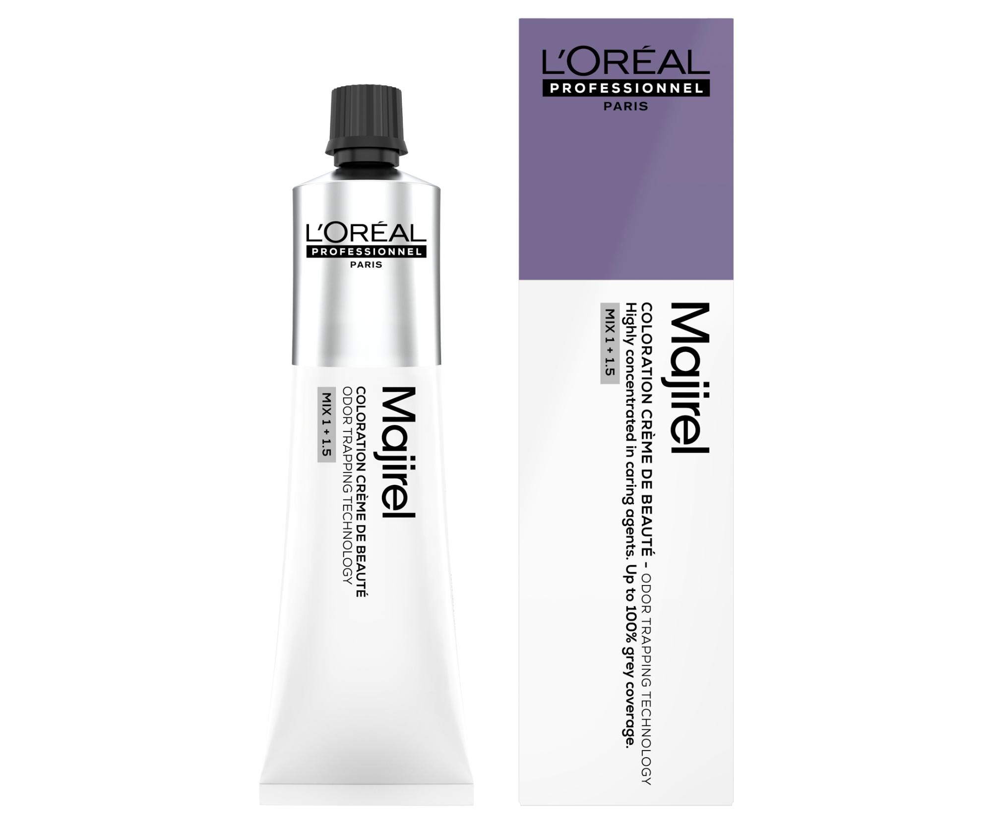 E-shop Farba na vlasy Loréal Professionnel Majirel 60 ml - 8.21 svetlá blond dúhová popolavá - L’Oréal Professionnel + darček zadarmo