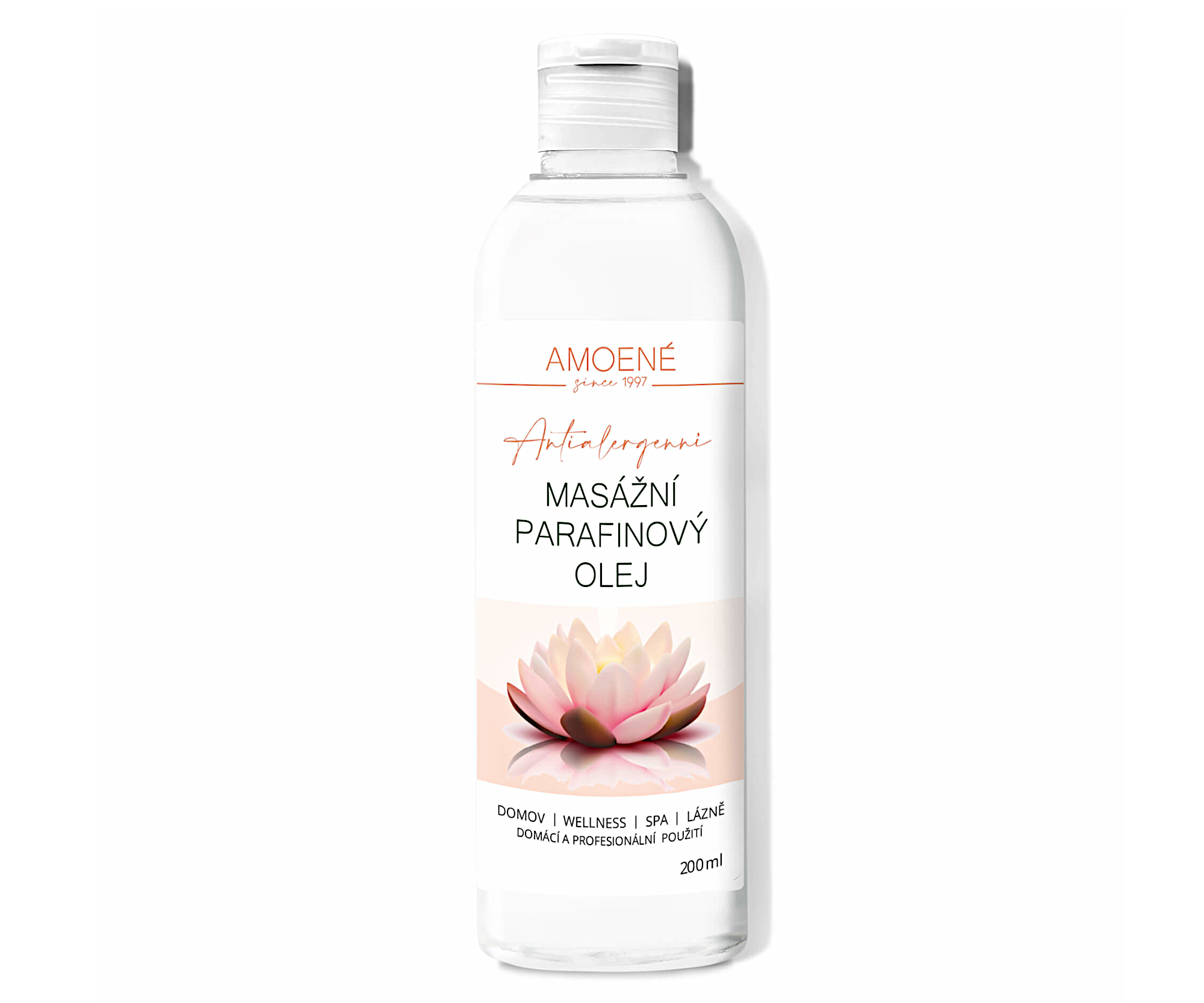 E-shop Masážny parafínový olej Amoené - bez parfumácie, 200 ml (012A515PMN) + darček zadarmo