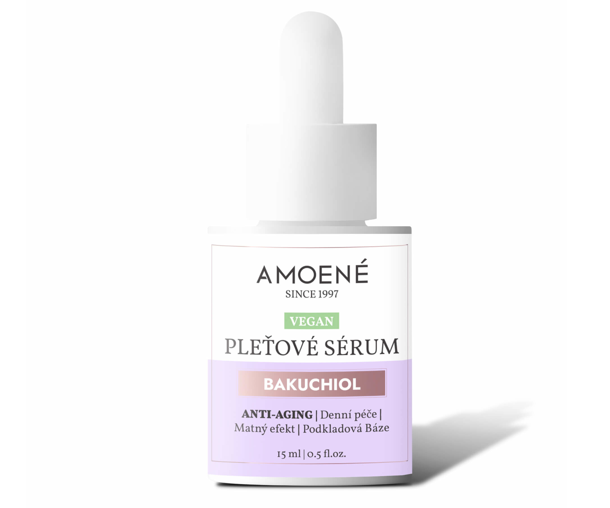 E-shop Pleťové bakuchiolové sérum s anti-aging efektom Amoené - 15 ml + darček zadarmo