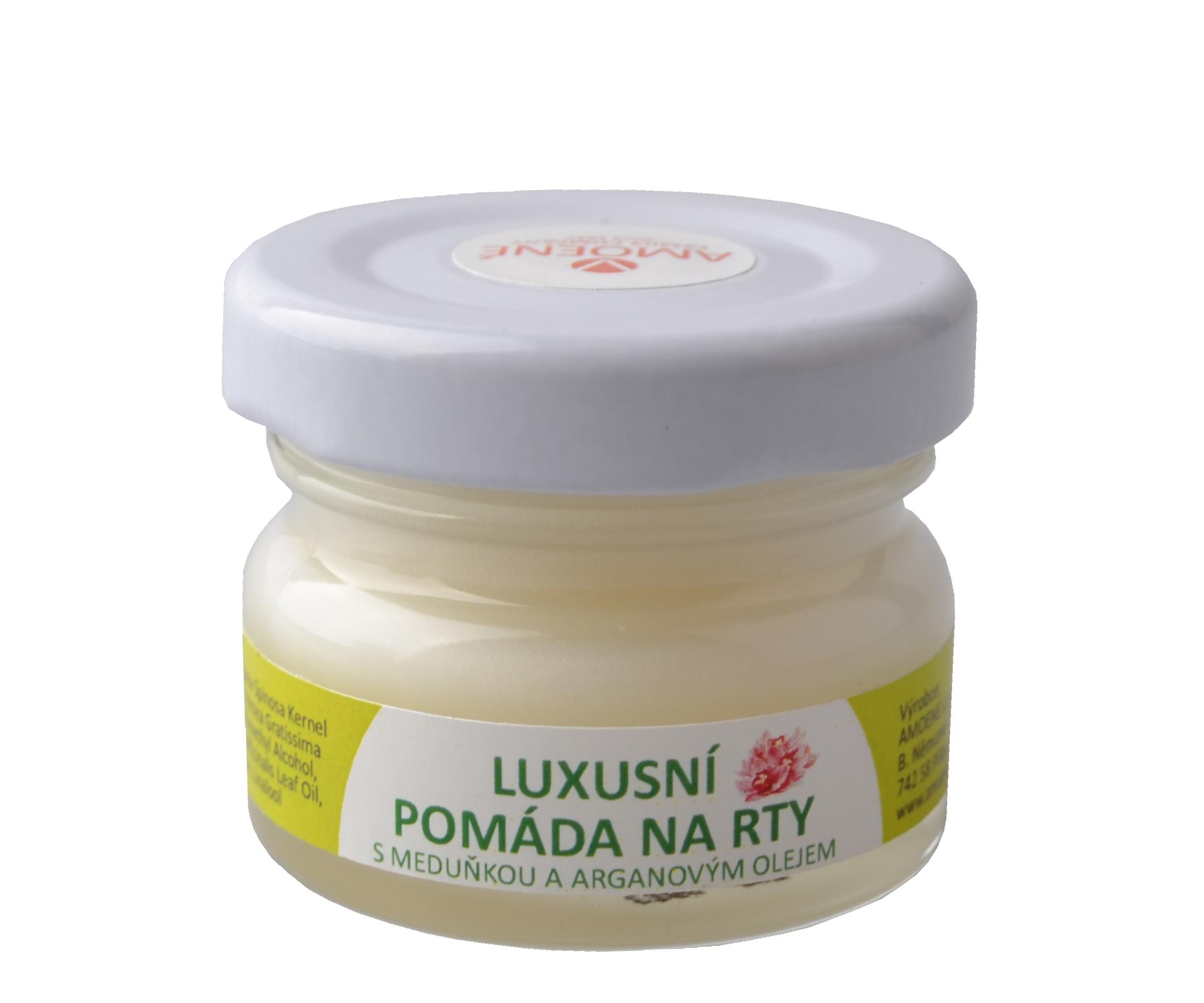 E-shop Luxusná pomáda na pery s medovkou a arganovým olejom Amoené - 30 ml (0128400M30)