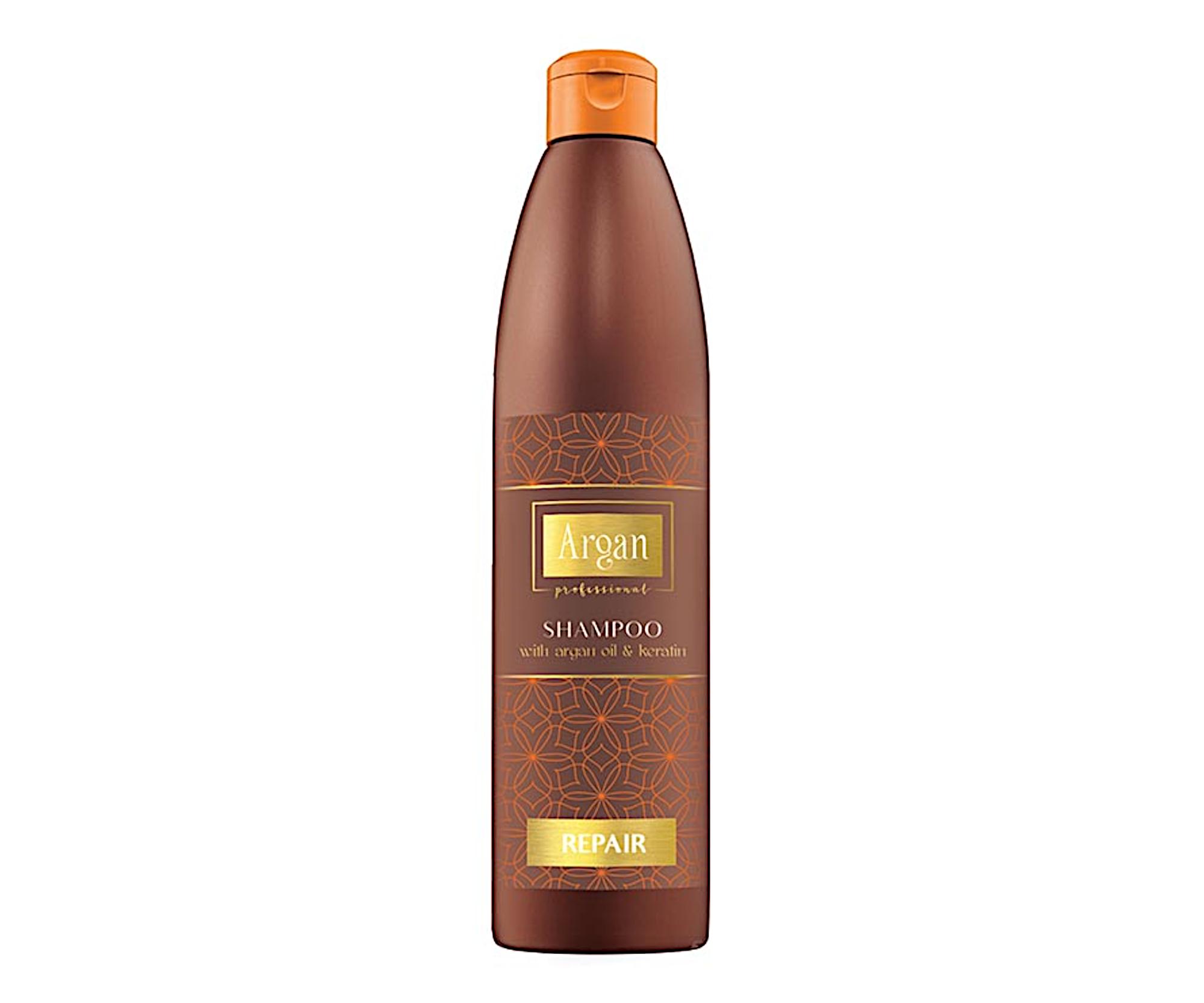 E-shop Vyživujúci šampón pre poškodené vlasy Subrina Argan Repair Shampoo - 500 ml (053901) + darček zadarmo