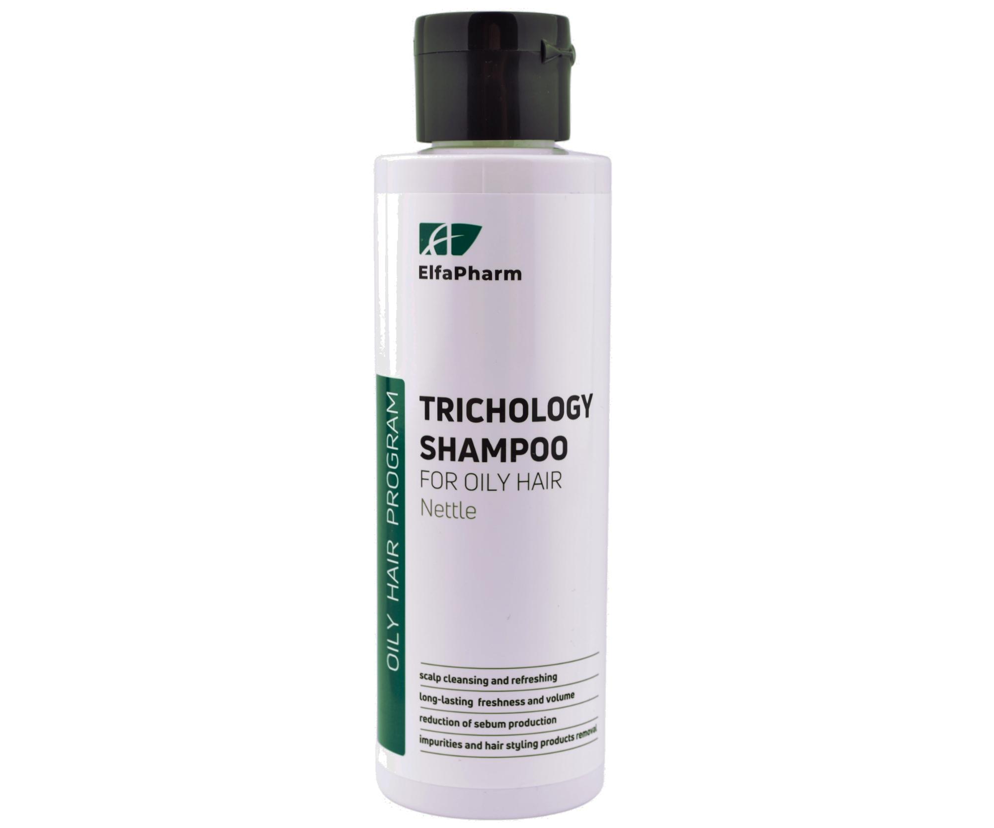 E-shop Trichologický šampón pre mastné vlasy a vlasovú pokožku Elfa Pharm Trichology Shampoo For Oily Hair - 200 ml + darček zadarmo