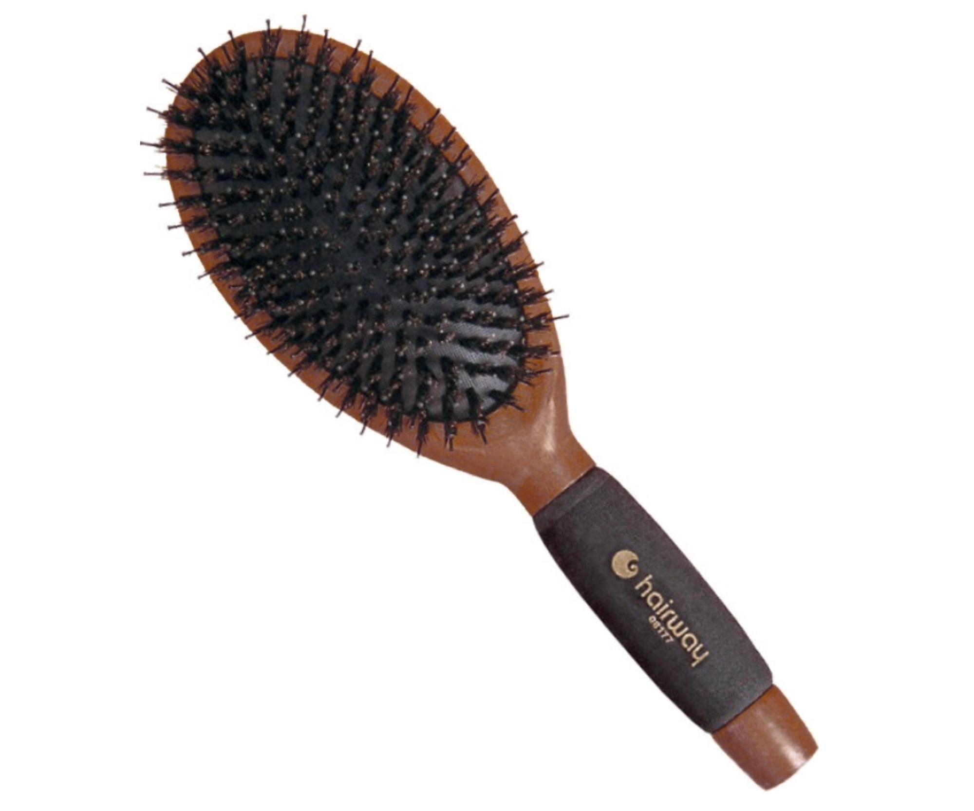 E-shop Drevená kefa s diviakmi a umelymi štetinami Hairway - 75 x 240 mm (08177) + darček zadarmo