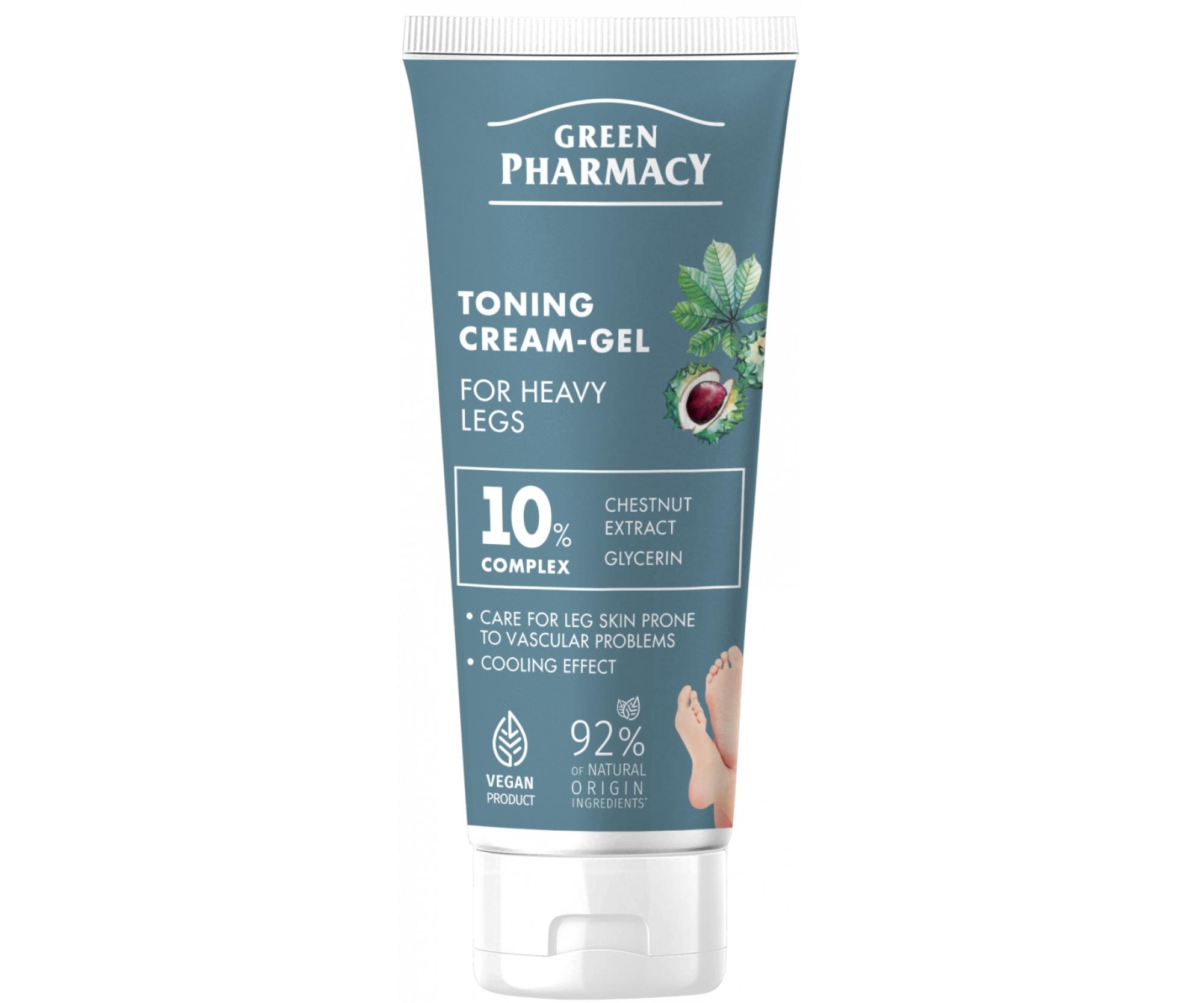 E-shop Tonizačný krém-gél na unavené nohy Green Pharmacy Toning Cream-Gel - 75 ml