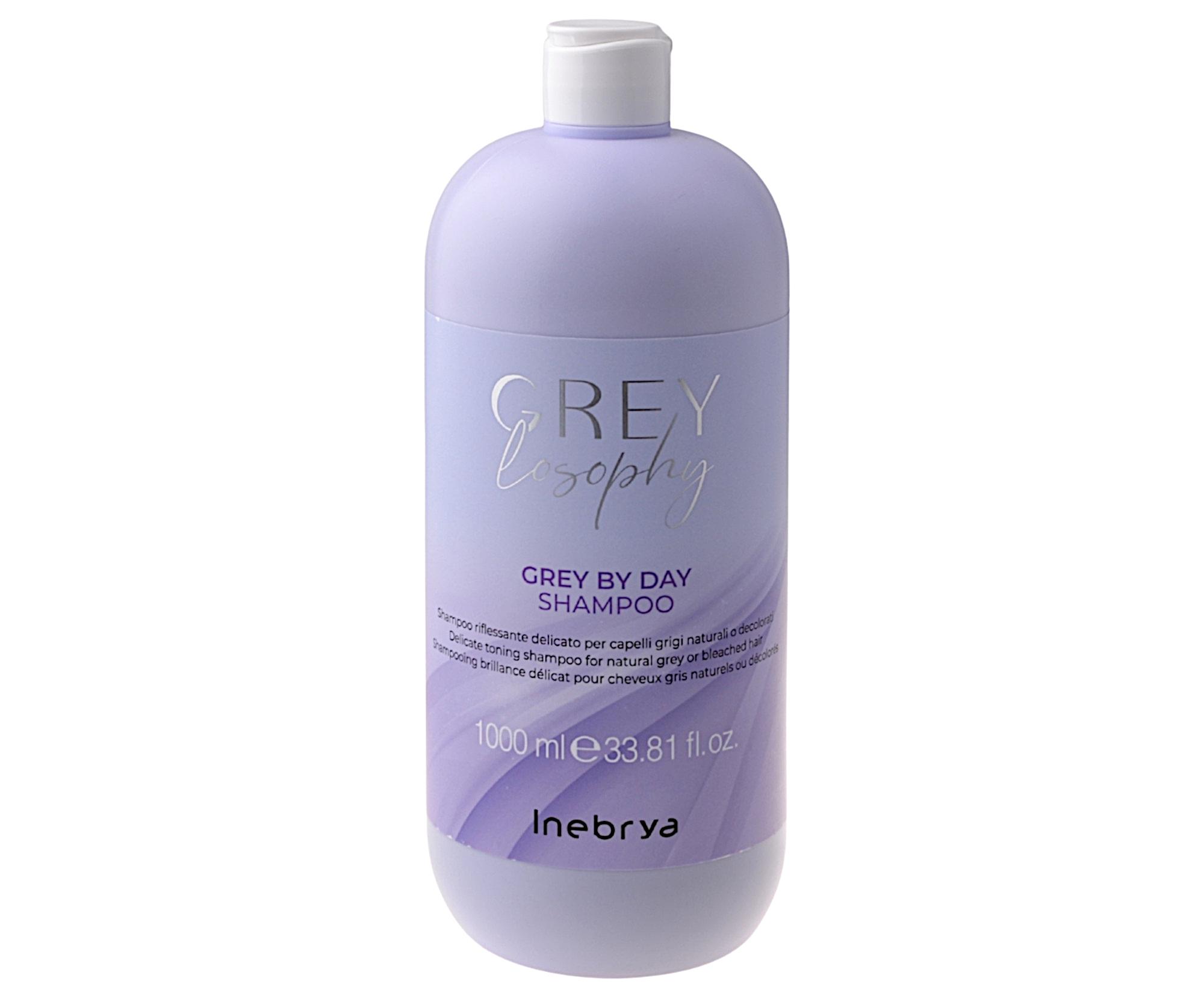 E-shop Šampón pre prírodné šedé vlasy Inebrya Grey By Day Shampoo - 1000 ml + darček zadarmo