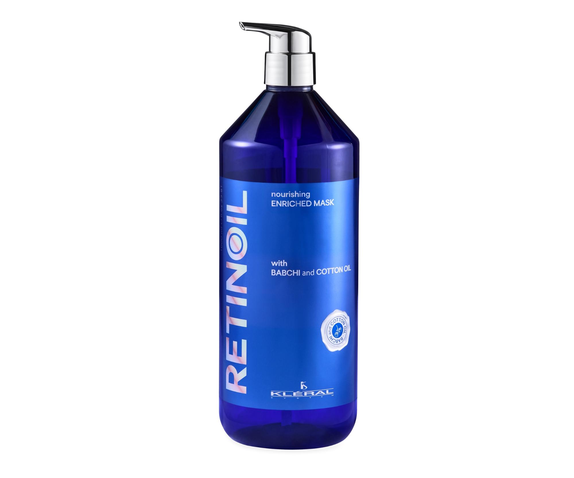 E-shop Regeneračná maska a #8203; a #8203;pre suché a poškodené vlasy Kléral System Retinoil Nourishing Enriched Mask - 1000 ml + darček zadarmo