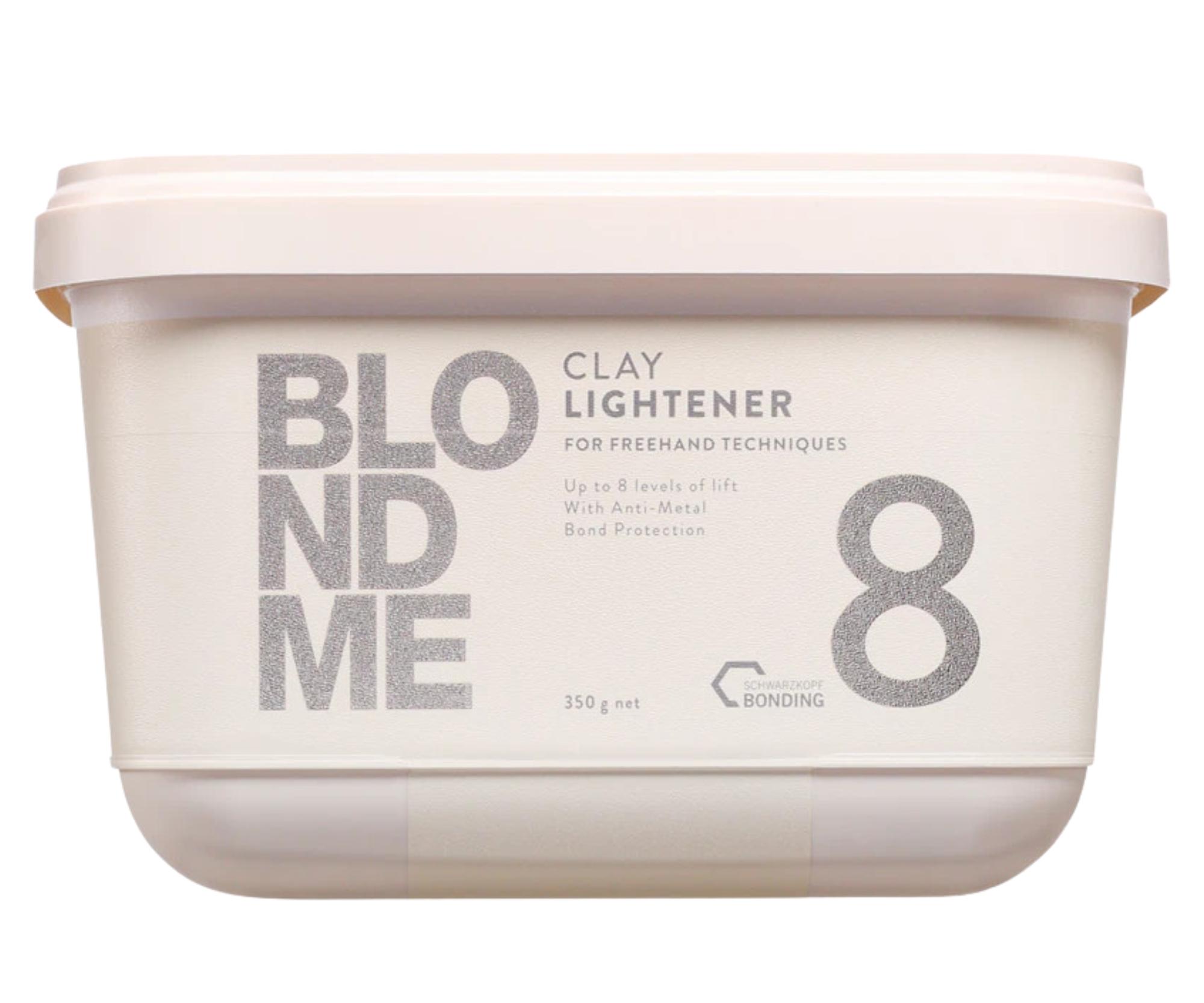 E-shop Zosvetľujúci ílovitý púder Schwarzkopf Professional BlondMe Clay Lightener 8 - 350 g + darček zadarmo