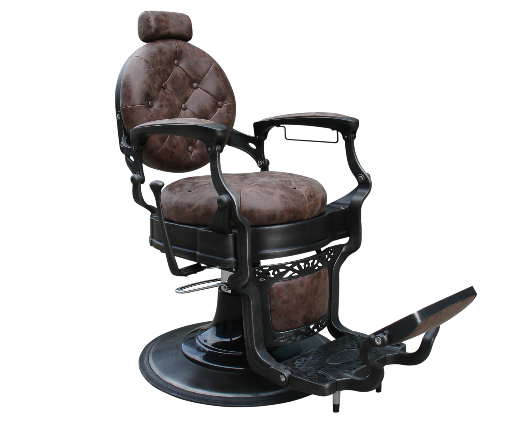 E-shop Kadernícke barber kreslo Sibel Barburys Malone - hnedé (019023515) + darček zadarmo