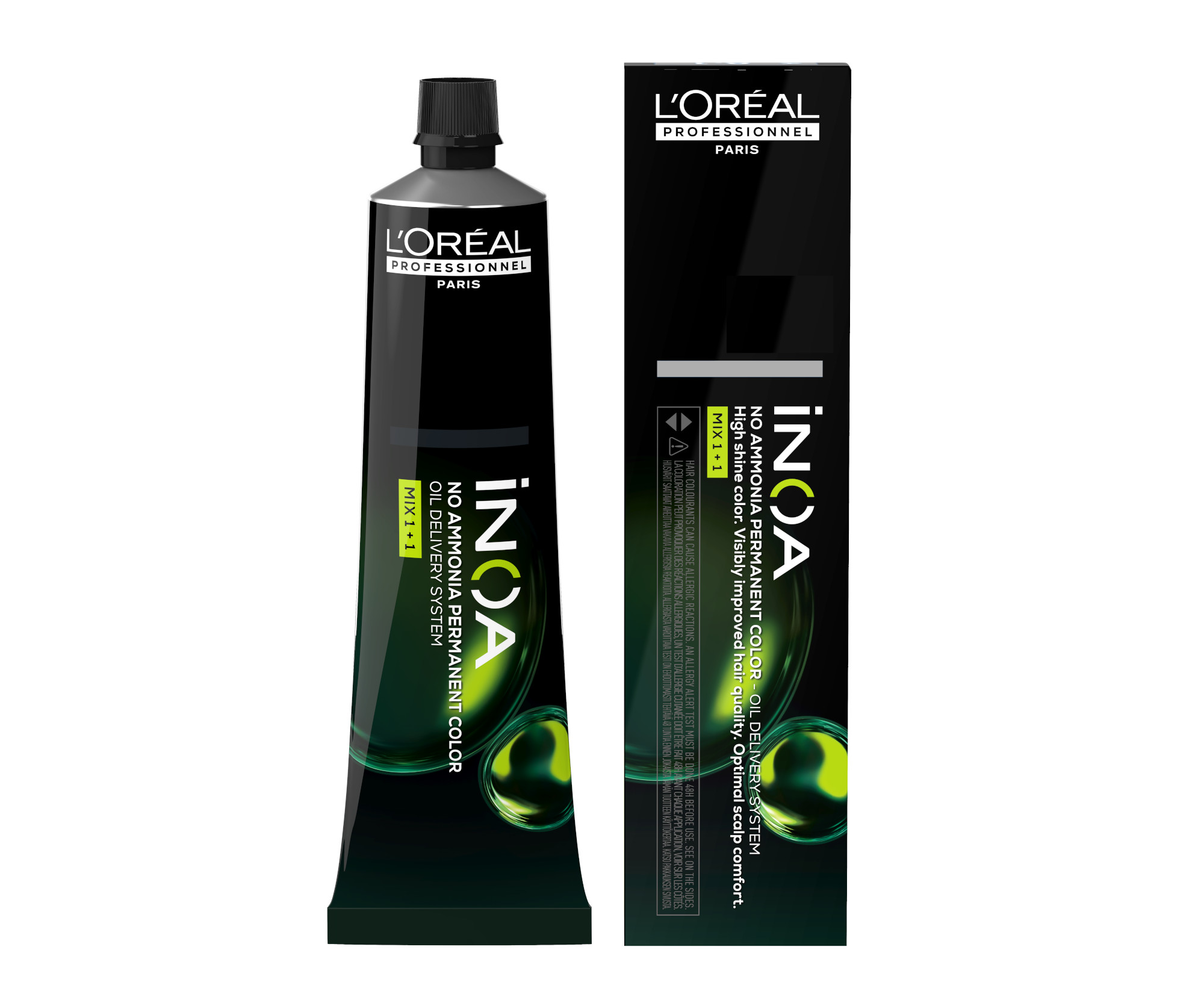 E-shop Farba na vlasy Loréal Professionnel iNOA 60 g - 4 hnedá - L’Oréal Professionnel + darček zadarmo