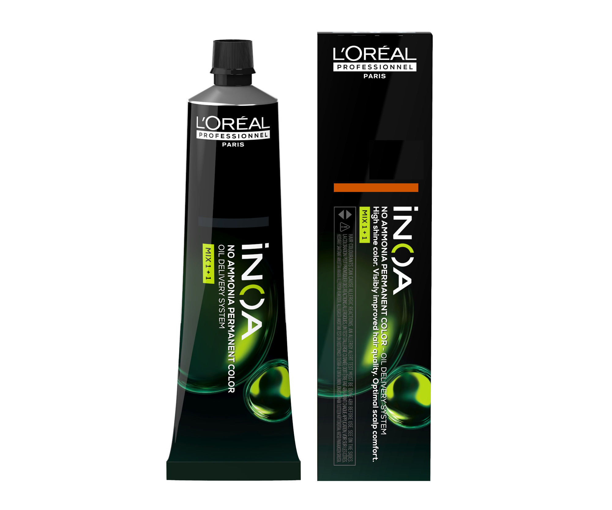 E-shop Farba na vlasy Loréal Professionnel iNOA 60 g - 4.45 hnedá medená mahagónová - L’Oréal Professionnel + darček zadarmo