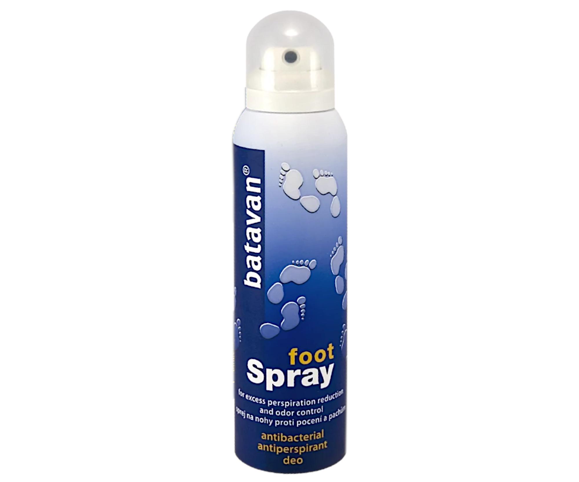 E-shop Antibakteriálny deo sprej na nohy Batavan - 150 ml + darček zadarmo