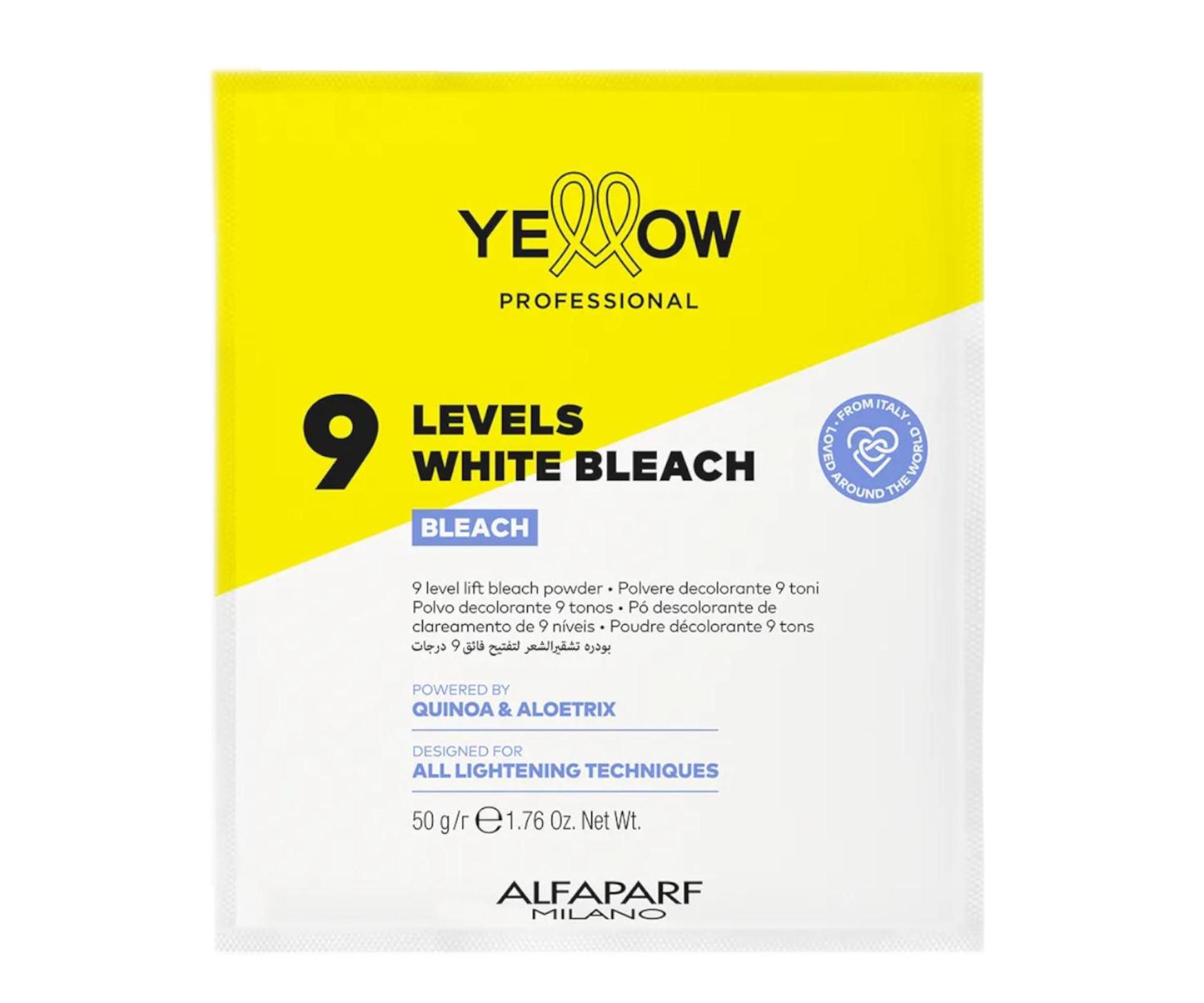 E-shop Zosvetľujúci púder Yellow Professional 9 Levels White Bleach - 50 g (PF029344)