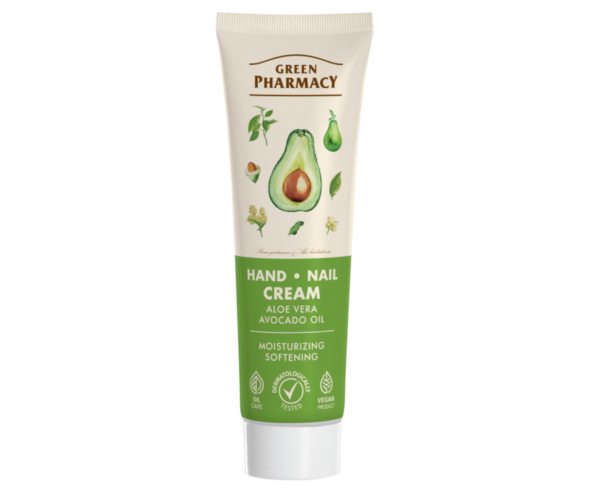 E-shop Krém na ruky a nechty s aloe vera a avokádovým olejom Green Pharmacy Hand And Nail Cream - 100 ml