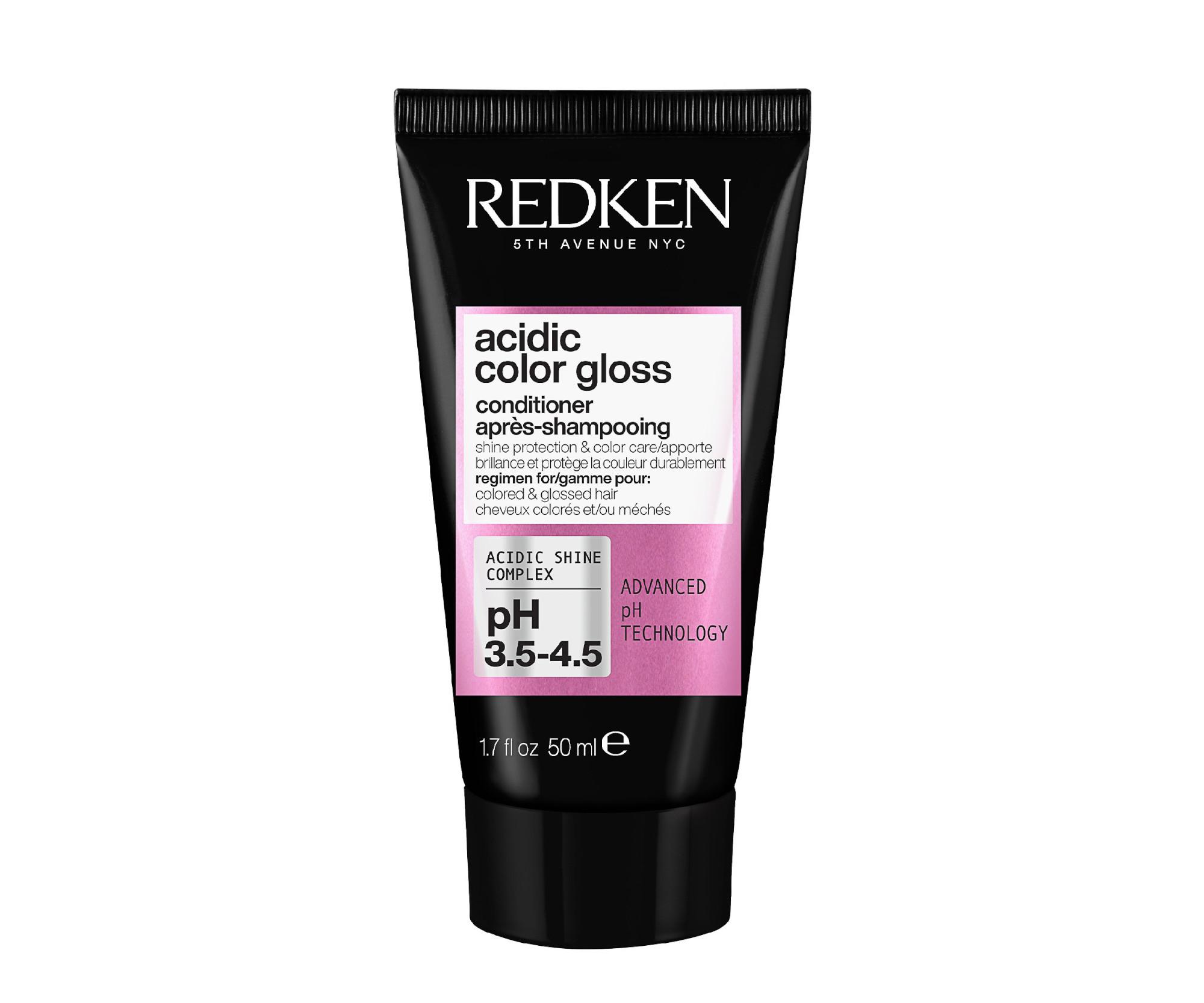 E-shop Rozjasňujúci kondicionér pre farbené vlasy Redken Acidic Color Gloss Conditioner - 50 ml + darček zadarmo