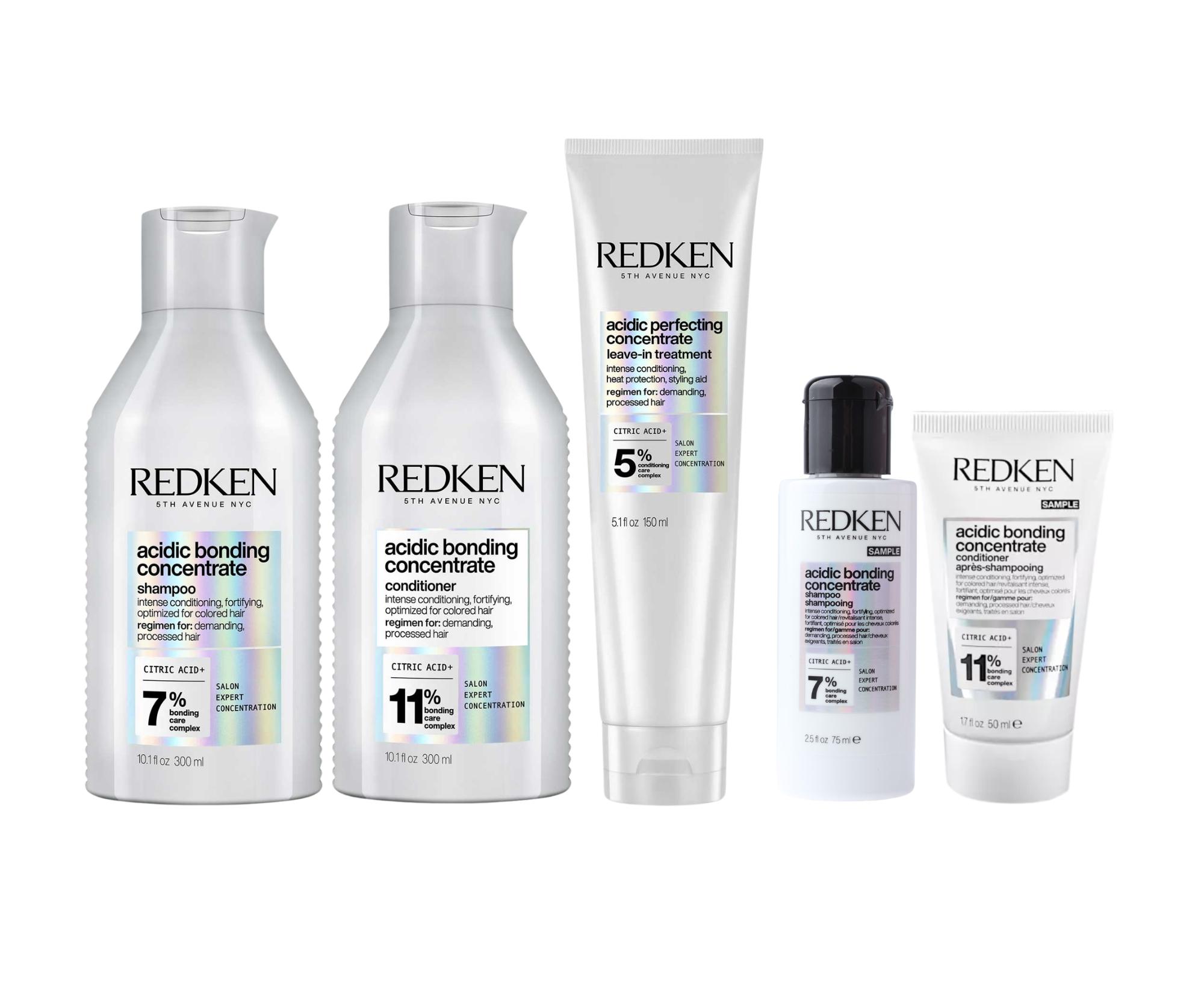 Sada pre poškodené vlasy Redken Acidic Bonding Concentrate + šampón 75 ml a starostlivosť 50 ml zadarmo + darček zadarmo