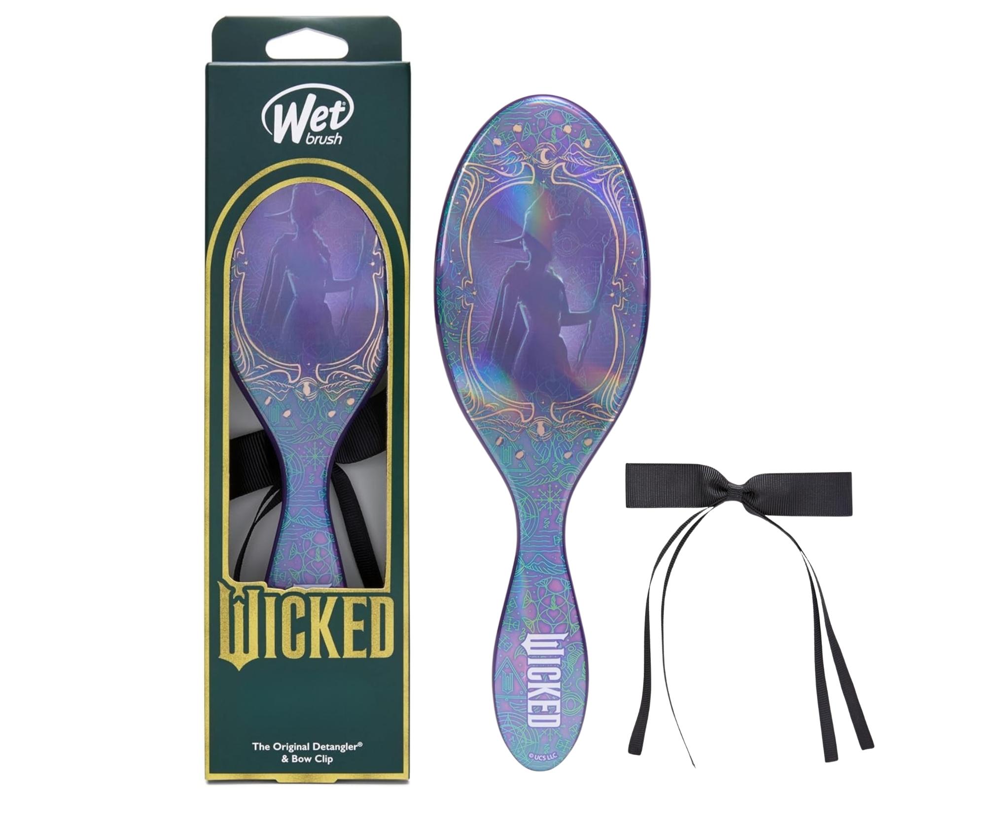 E-shop Darčeková sada kefy na rozčesávanie vlasov Wet Brush Original Detangler Wicked Elphaba + darček zadarmo