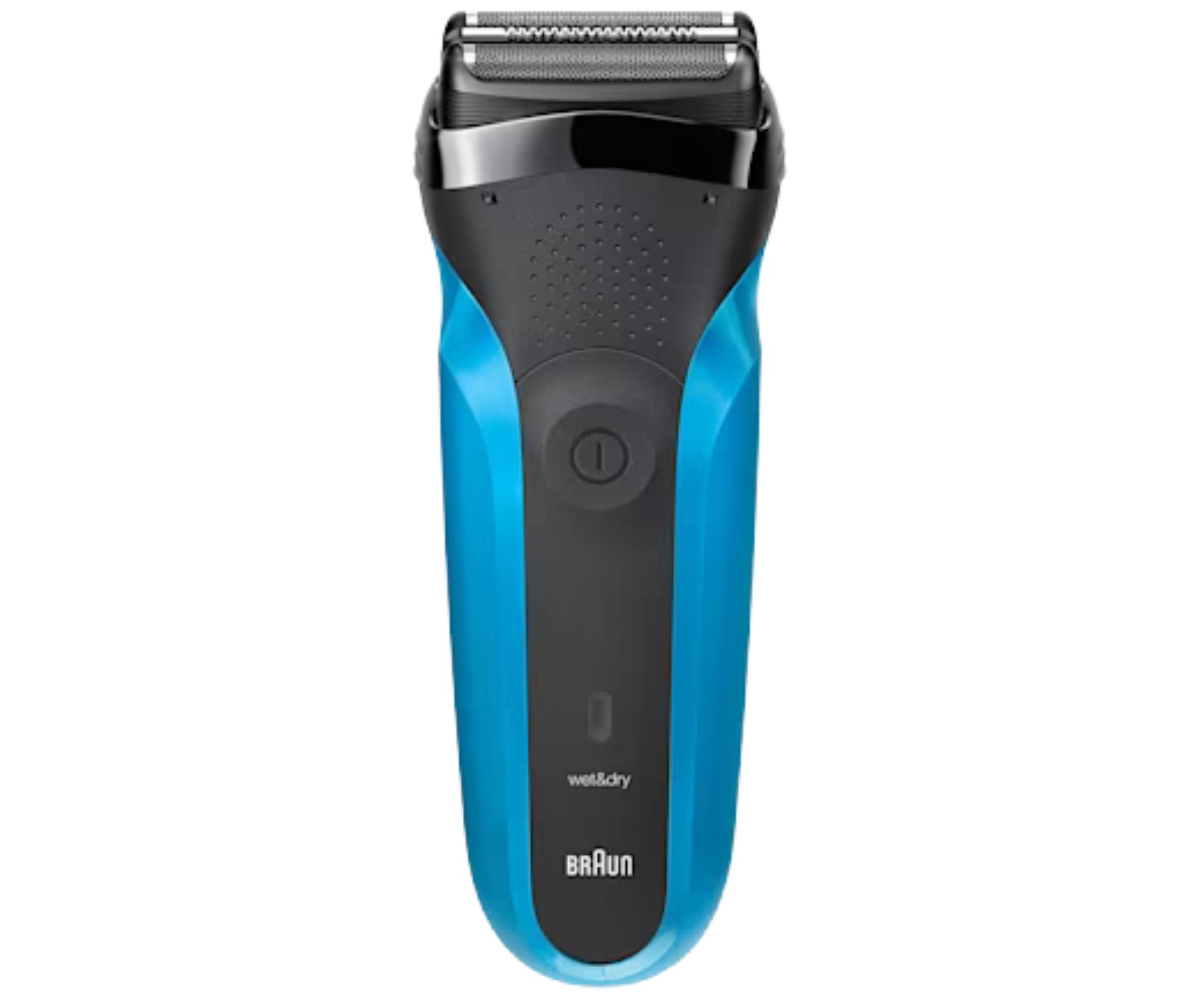 E-shop Planžetový holiaci strojček Braun Braun Series 3 310s - čierno-tyrkysový + darček zadarmo