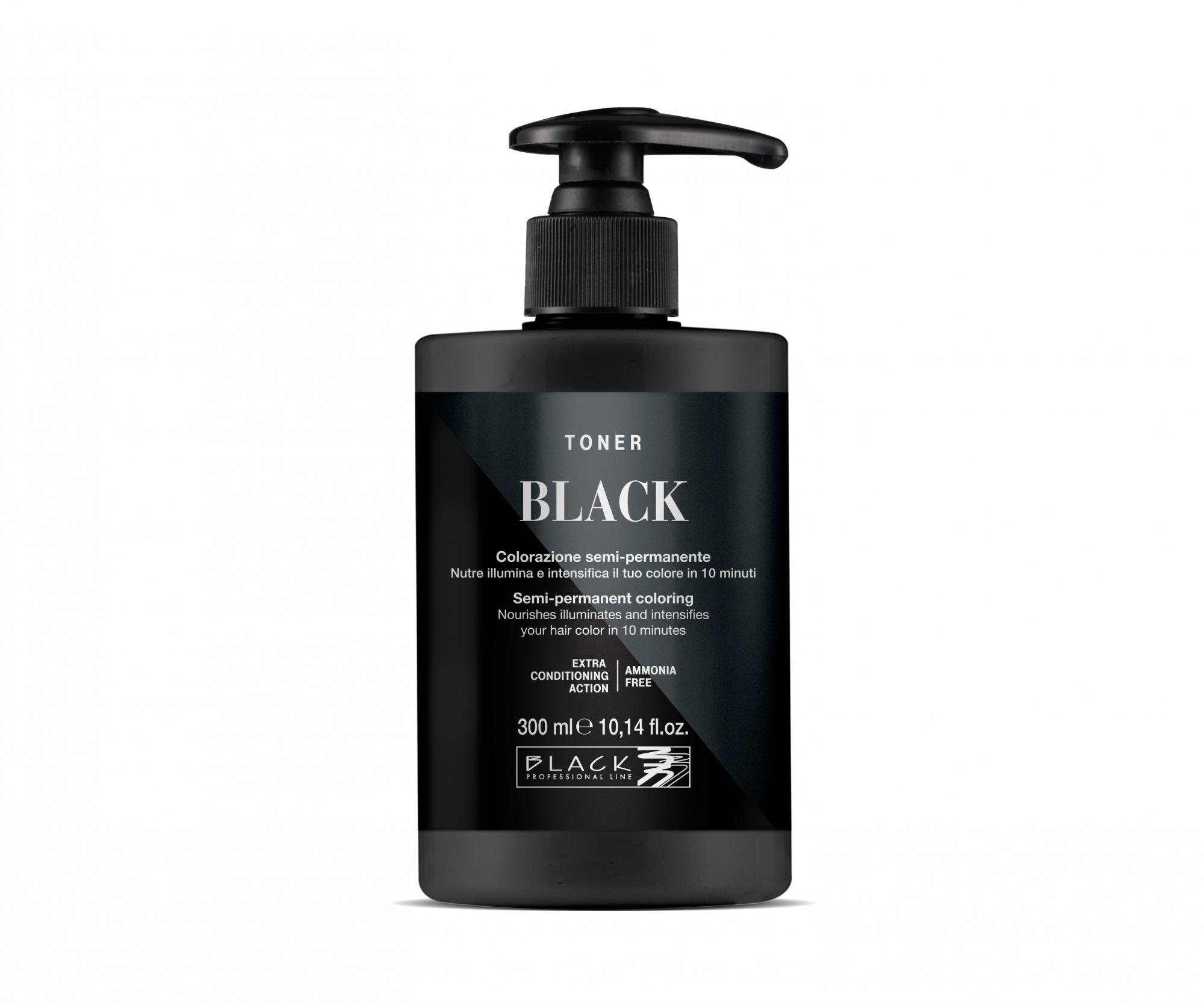 E-shop Farebný toner na vlasy Black Professional Crazy Toner - Black (čierny) (154022) + darček zadarmo