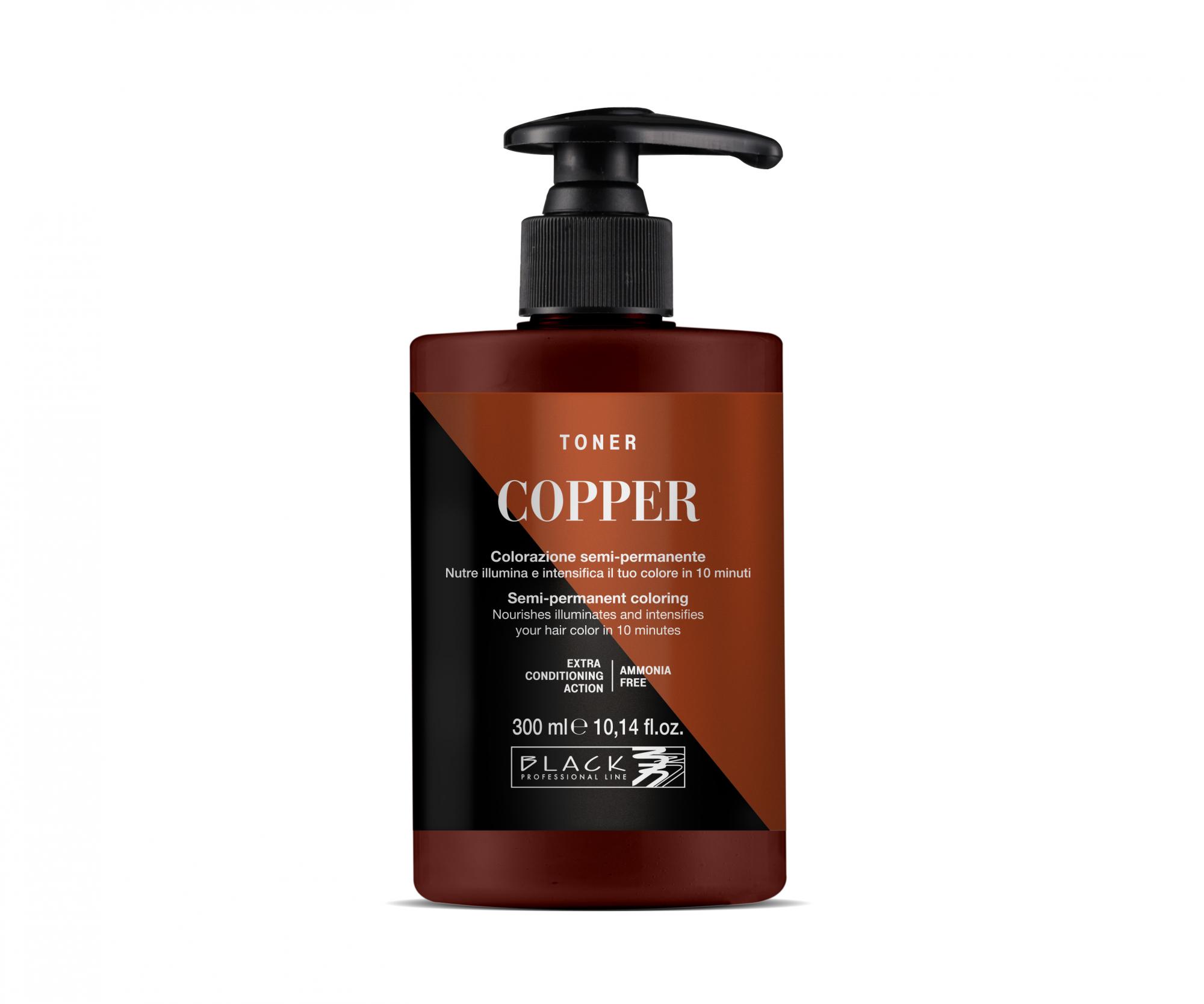 E-shop Farebný toner na vlasy Black Professional Crazy Toner - Copper (medený) (154026) + darček zadarmo