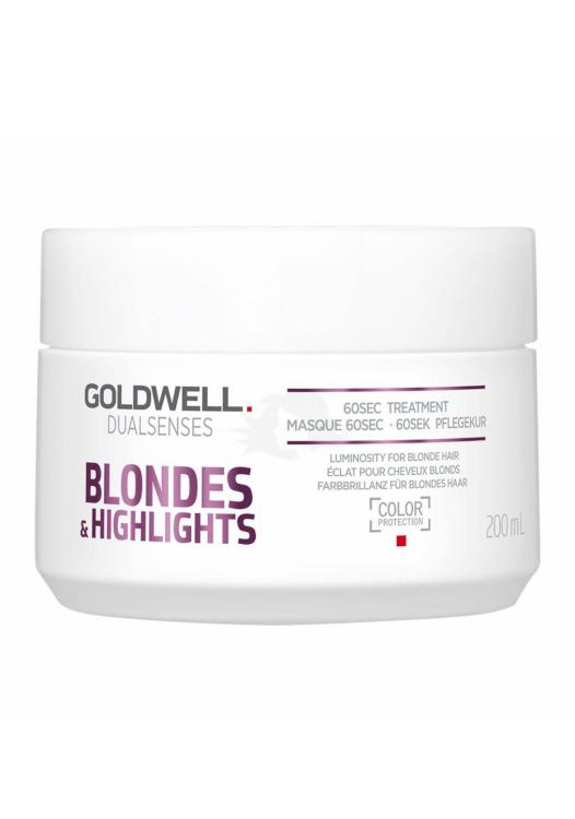 E-shop Maska pre blond a melírované vlasy Goldwell Dualsenses Blondes a Highlights - 200 ml (206121) + darček zadarmo