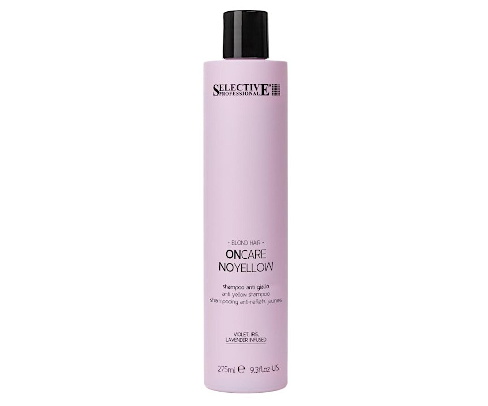 E-shop Šampón pre neutralizáciu žltých tónov Selective Professional OnCare NoYellow Shampoo - 275 ml + darček zadarmo
