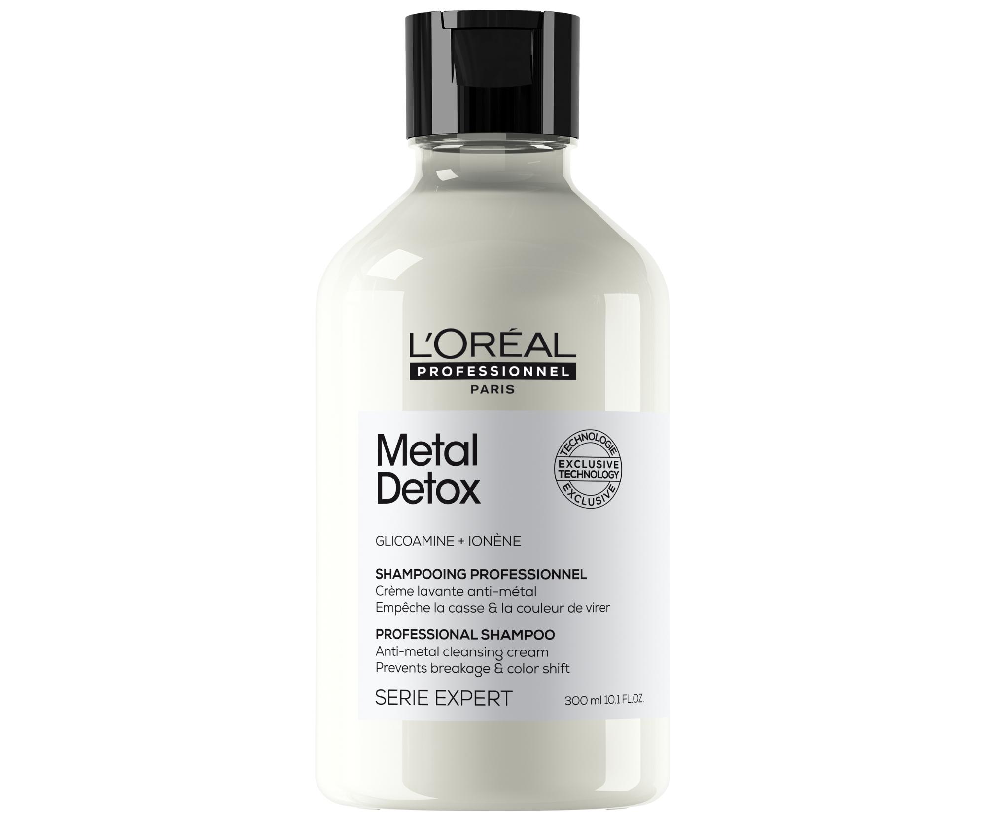 E-shop Šampón pre farbené a poškodené vlasy Loréal Professionnel Serie Expert Metal Detox - 300 ml - L’Oréal Professionnel + darček zadarmo