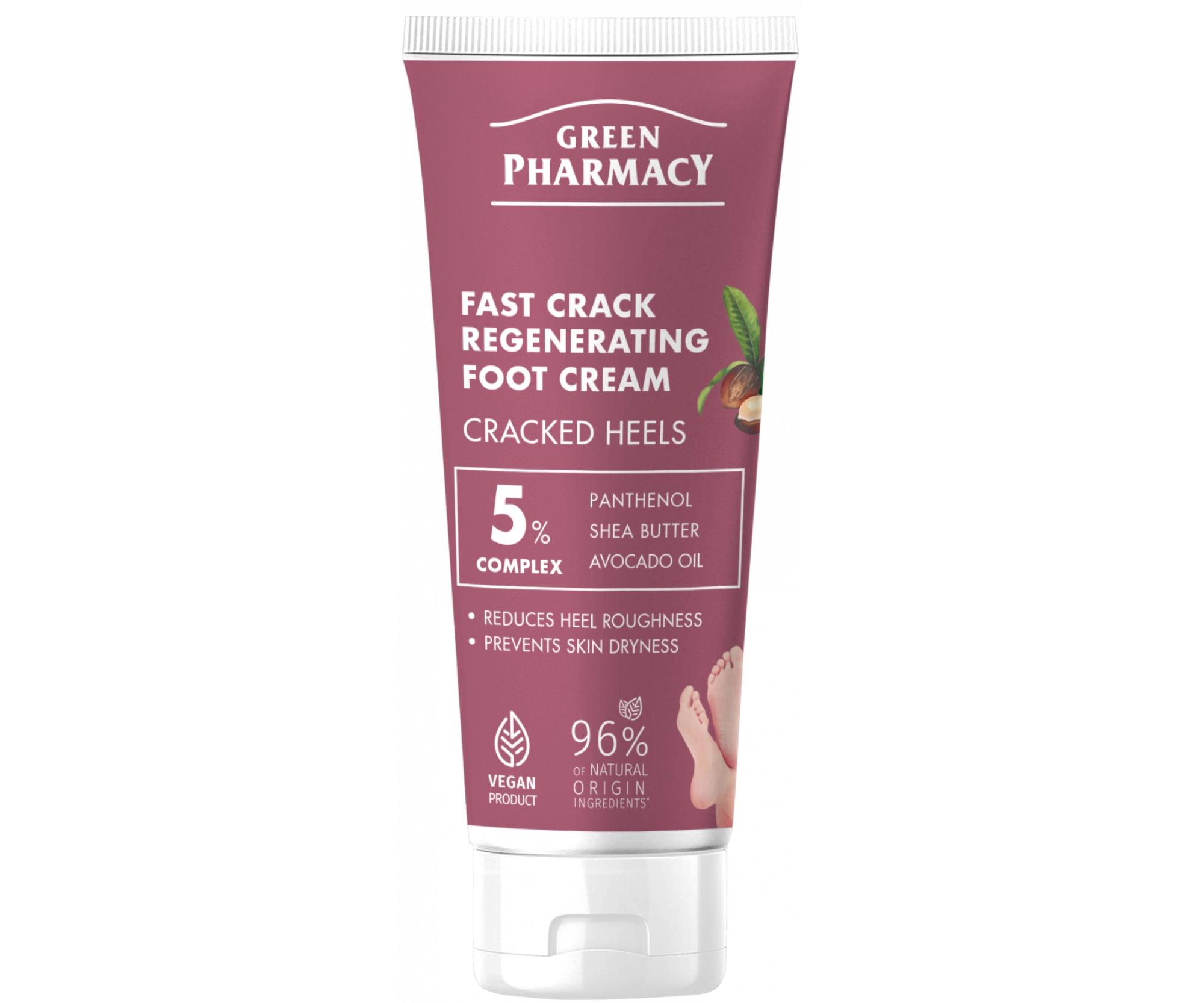 E-shop Regeneračný krém na nohy Green Pharmacy Fast Crack Regenerating Foot Cream - 75 ml