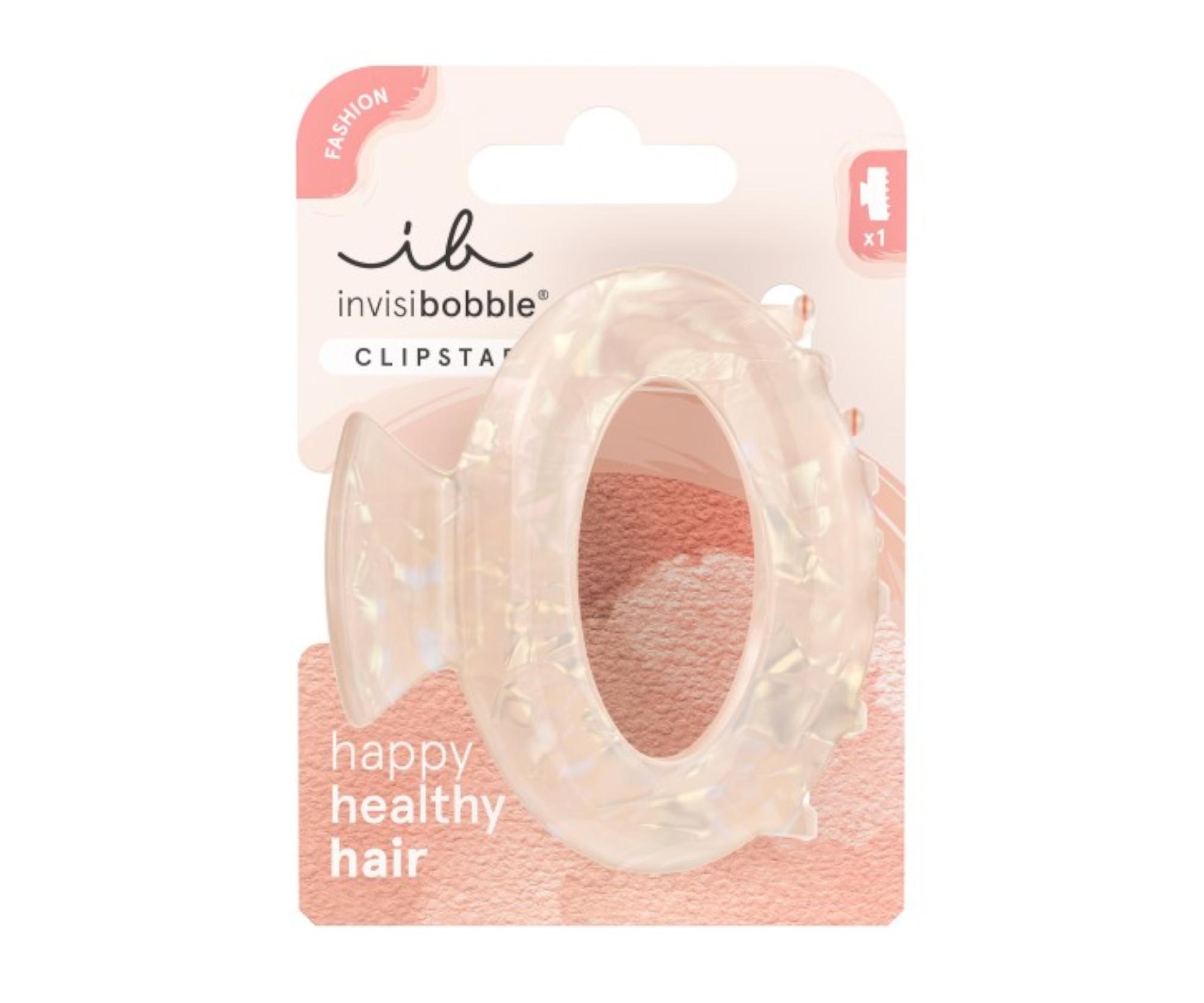 E-shop Škripec do vlasov Invisibobble Clipstar M Rosy Bliss - ružový s perleťovým efektom + darček zadarmo