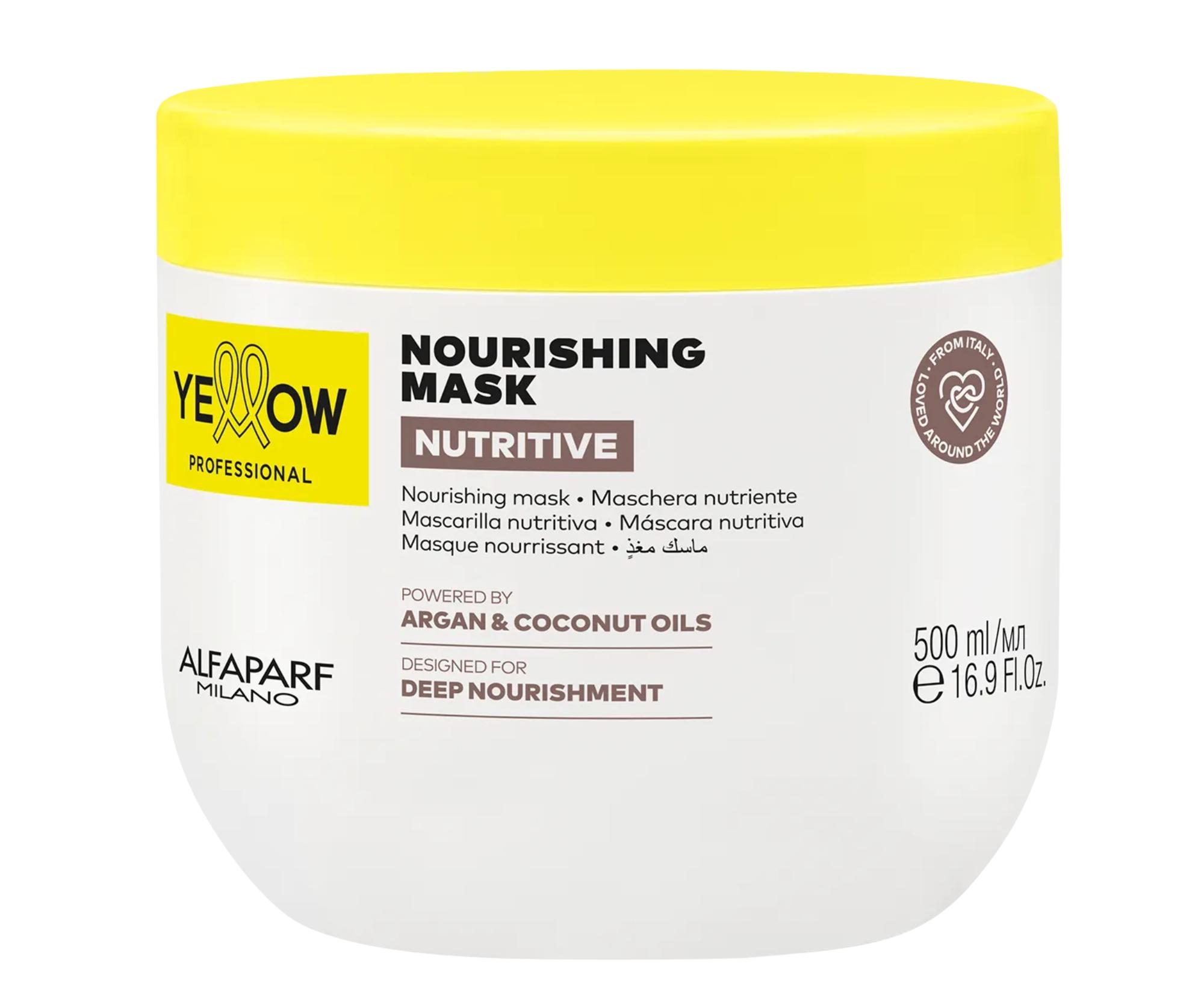 E-shop Vyživujúca maska pre veľmi suché a krehké vlasy Yellow Professional Nutritive Nourishing Mask - 500 ml + darček zadarmo