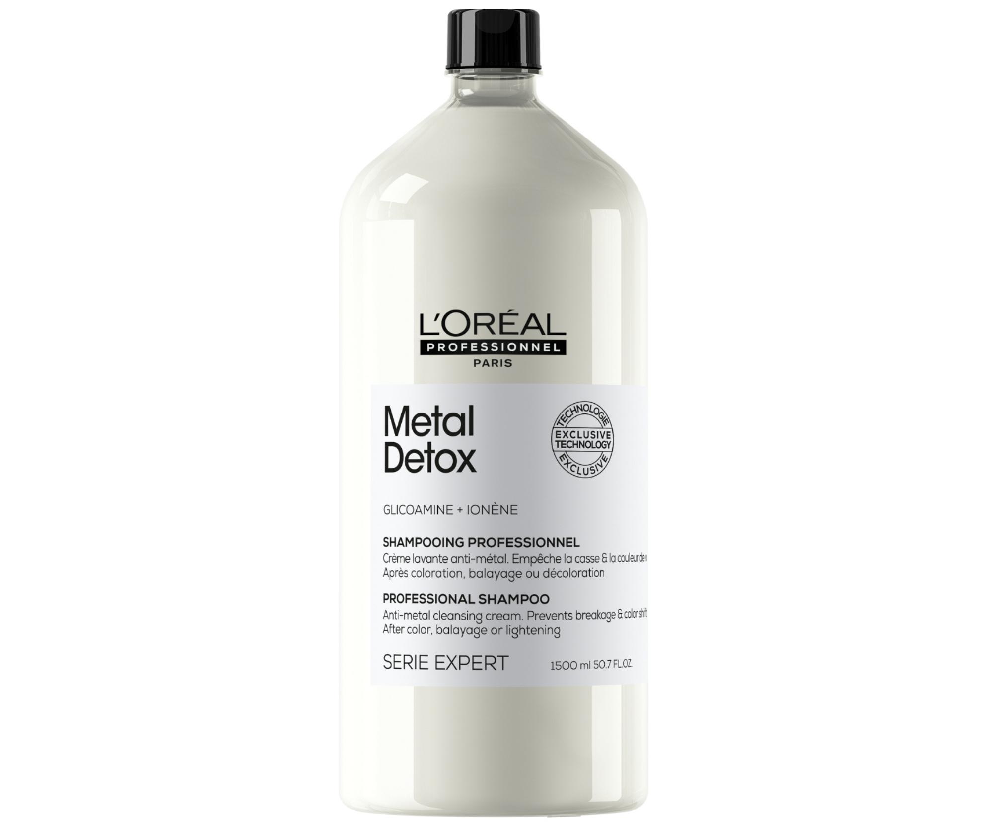 E-shop Šampón pre farbené a poškodené vlasy Loréal Professionnel Serie Expert Metal Detox - 1500 ml - L’Oréal Professionnel + darček zadarmo