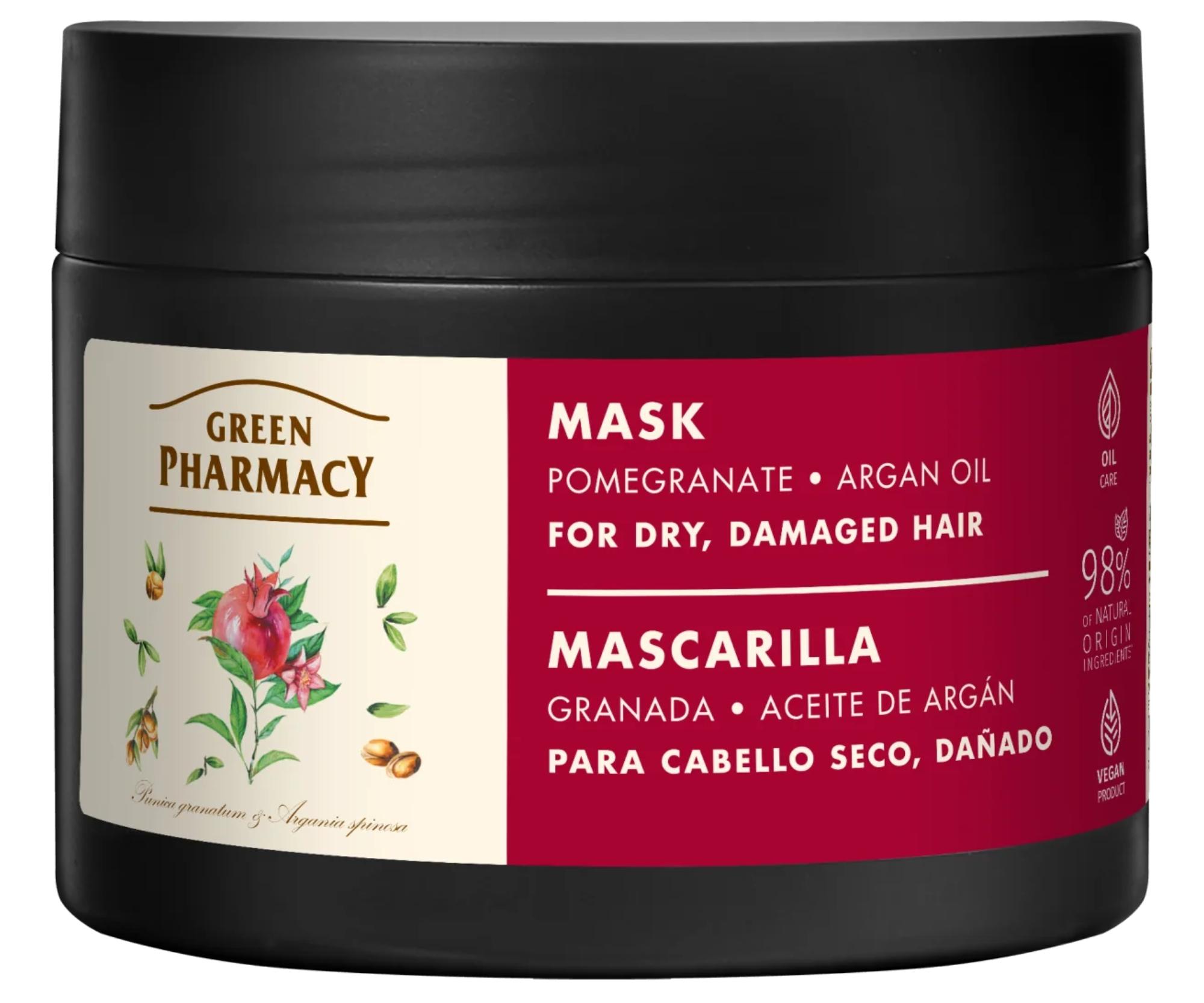 E-shop Maska pre suché a poškodené vlasy Green Pharmacy Mask - 300 ml