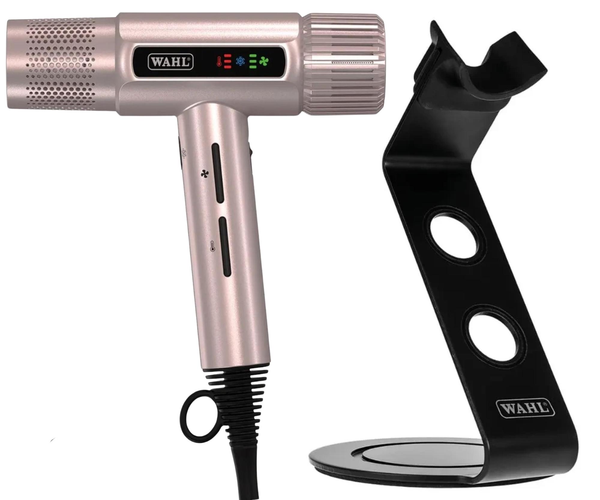 E-shop Profesionálny fén na vlasy Wahl Vanquish 4321-4871 LD190X - 1600 W, rose gold + stojan Wahl zadarmo + darček zadarmo