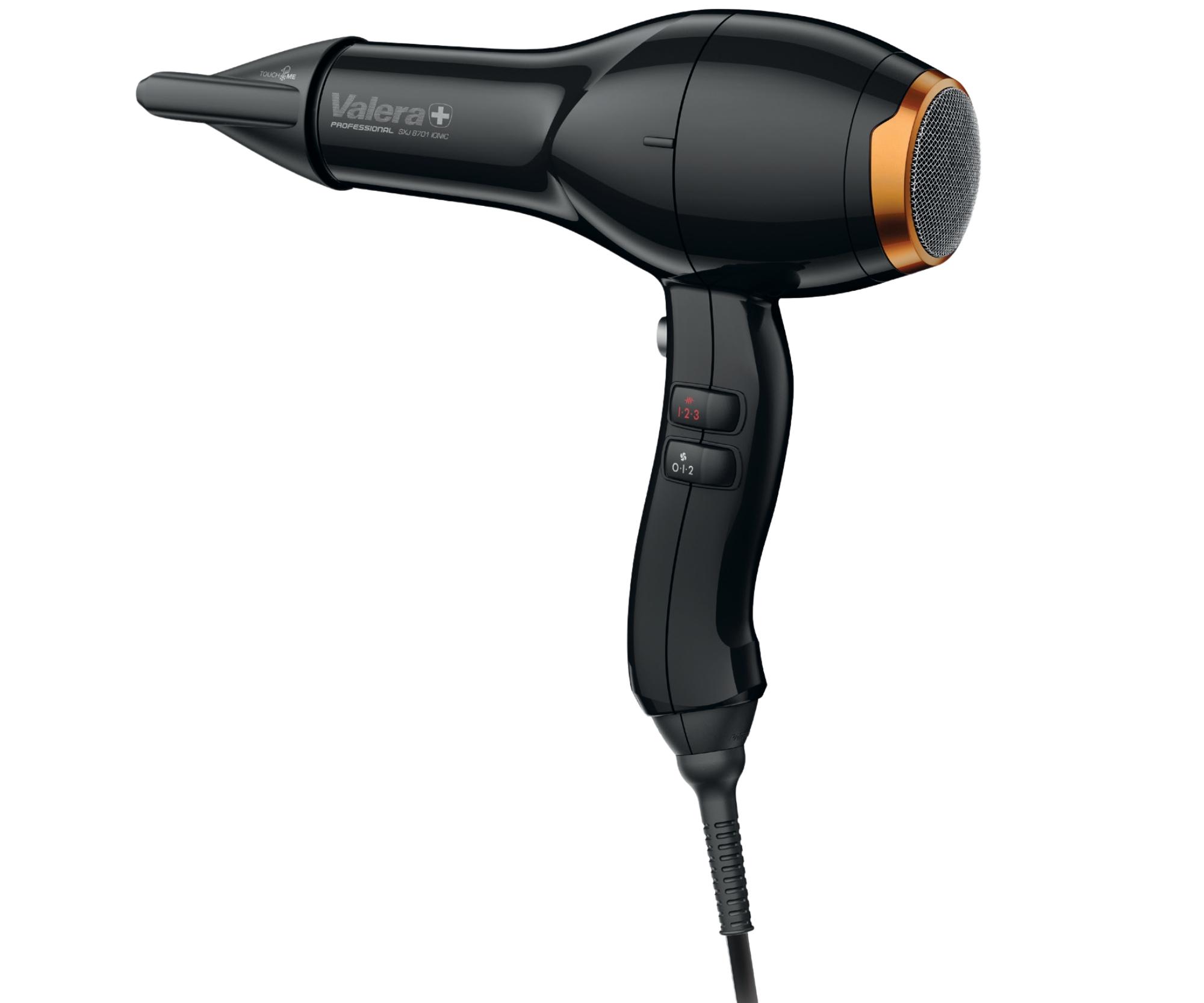 E-shop Profesionálny fén na vlasy Valera Swiss Silent Jet SXJ 8701 RC - 2200 W, čierny + darček zadarmo