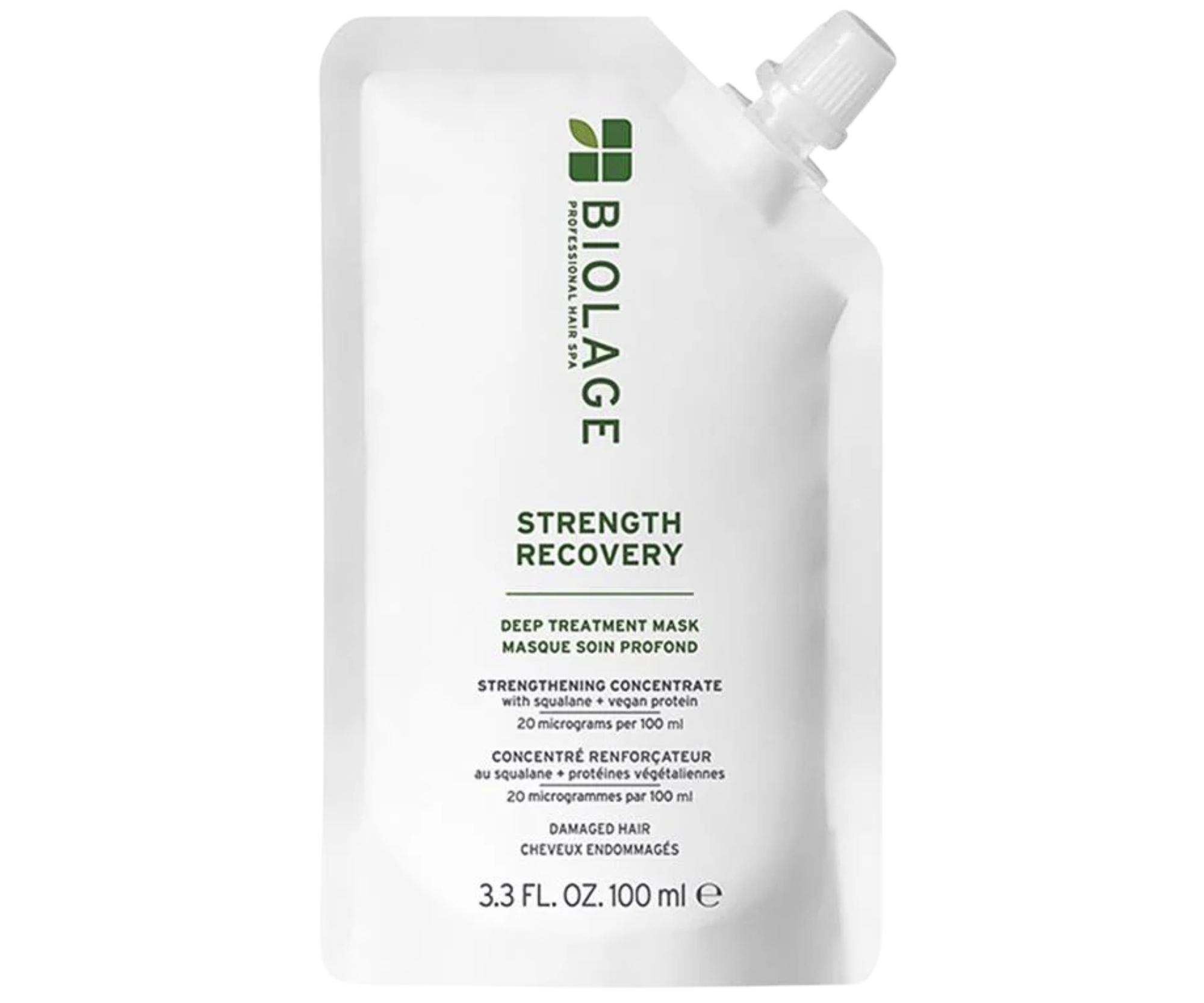 E-shop Hĺbkovo regeneračná maska pre poškodené vlasy Biolage Strength Recovery Deep Treatment Mask - 100 ml + darček zadarmo