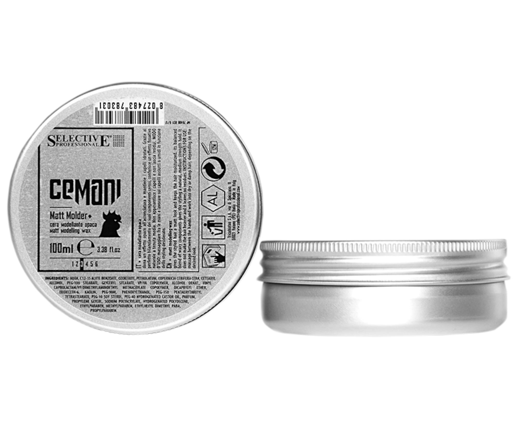 E-shop Pánsky matujúci modelačný vosk na vlasy Selective Professional Cemani Matt Molder - 100 ml + darček zadarmo