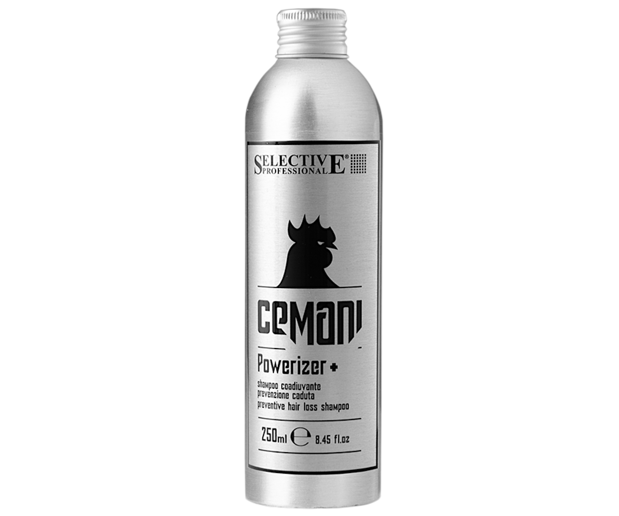E-shop Pánsky šampón proti padaniu vlasov Selective Professional Cemani Powerizer + Shampoo - 250 ml (78300) + darček zadarmo