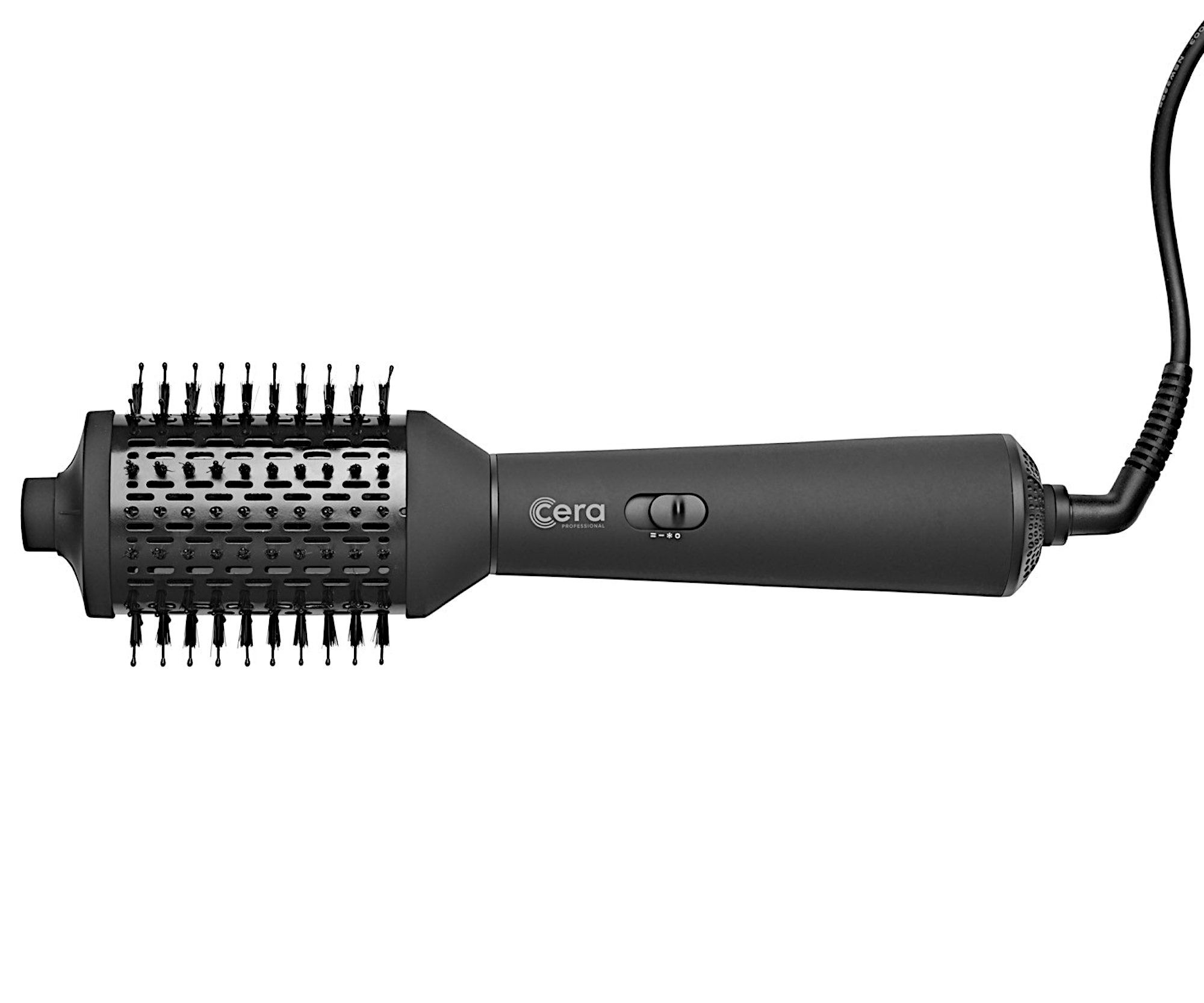 Oválna teplovzdušná kefa na vlasy Cera Hot Air Brush -  700 W, čierna (12464) + darček zadarmo