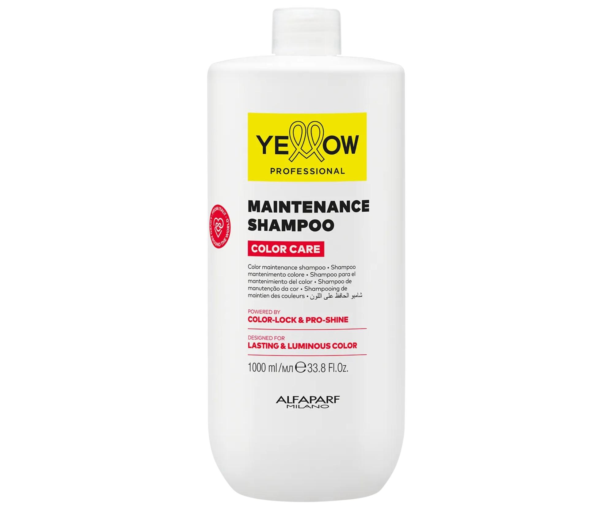 E-shop Šampón na zachovanie farby farbených vlasov Yellow Professional Color Care Maintenance Shampoo - 1000 ml + darček zadarmo