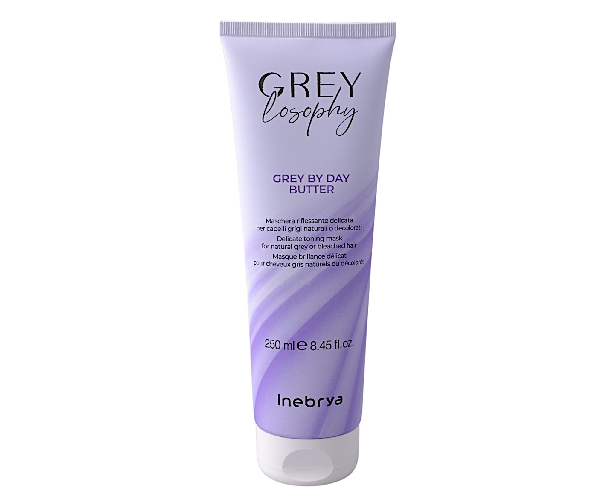E-shop Maska pre prírodné šedé vlasy Inebrya Grey By Day Butter - 250 ml + darček zadarmo